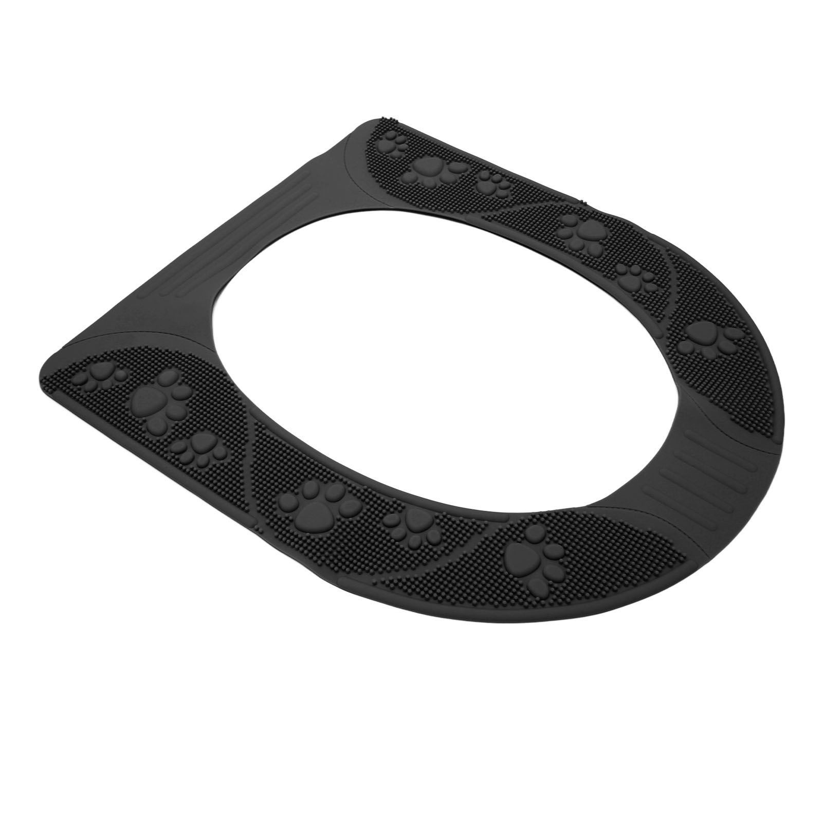 Four Season Universal Toilet Seat Cover Washable Silicone Non Slip Toilet Seat Cover Pad Grey - Image 5