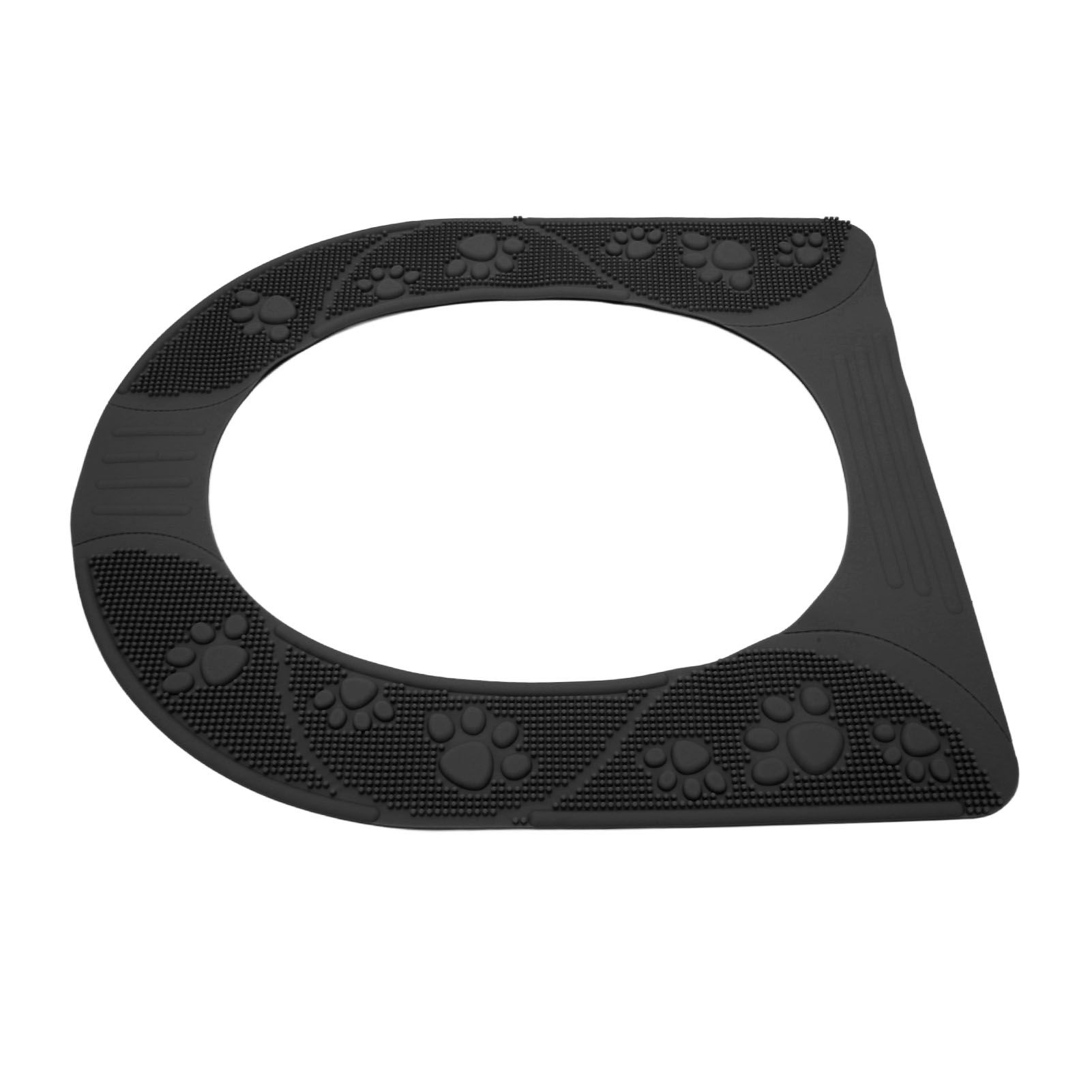 Four Season Universal Toilet Seat Cover Washable Silicone Non Slip Toilet Seat Cover Pad Grey - Image 8