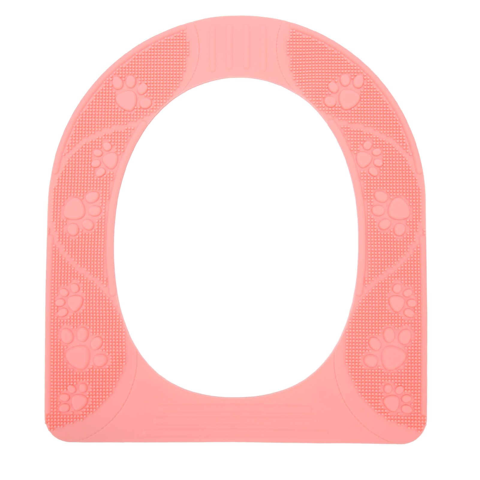 Four Season Universal Toilet Seat Cover Washable Silicone Non Slip Toilet Seat Cover Pad Pink - Image 1