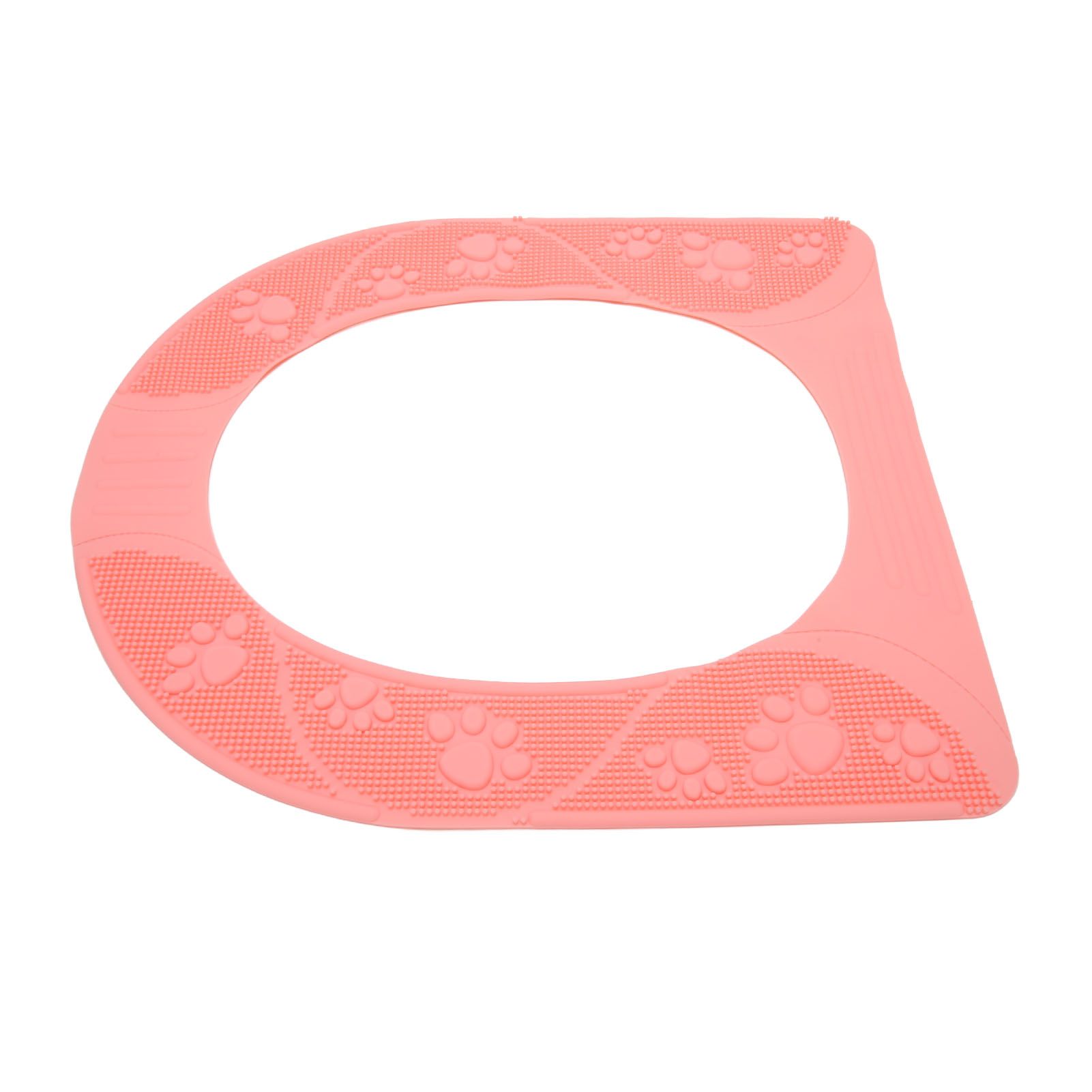 Four Season Universal Toilet Seat Cover Washable Silicone Non Slip Toilet Seat Cover Pad Pink - Image 8