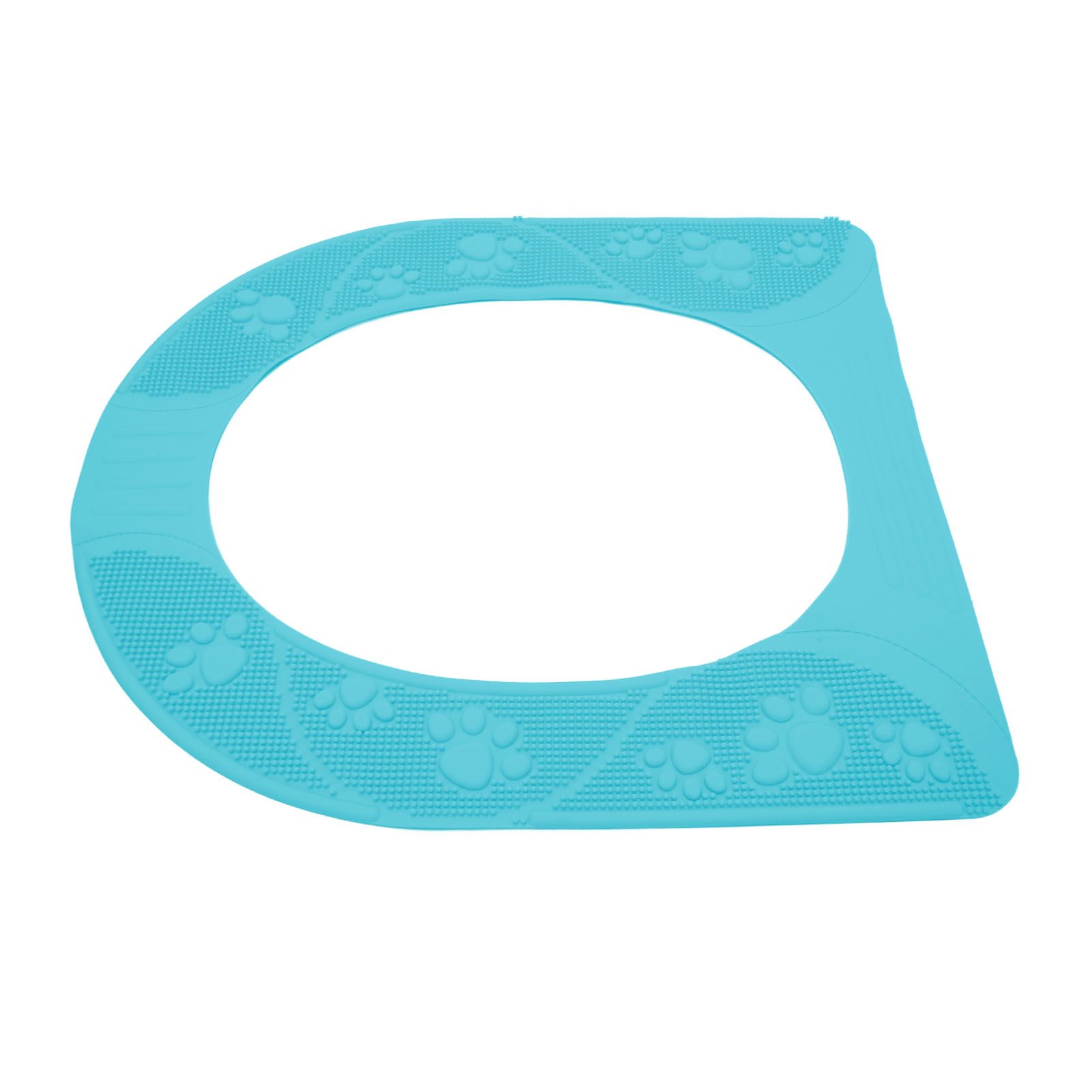 Four Season Universal Toilet Seat Cover Washable Silicone Non Slip Toilet Seat Cover Pad Sky Blue - Image 8