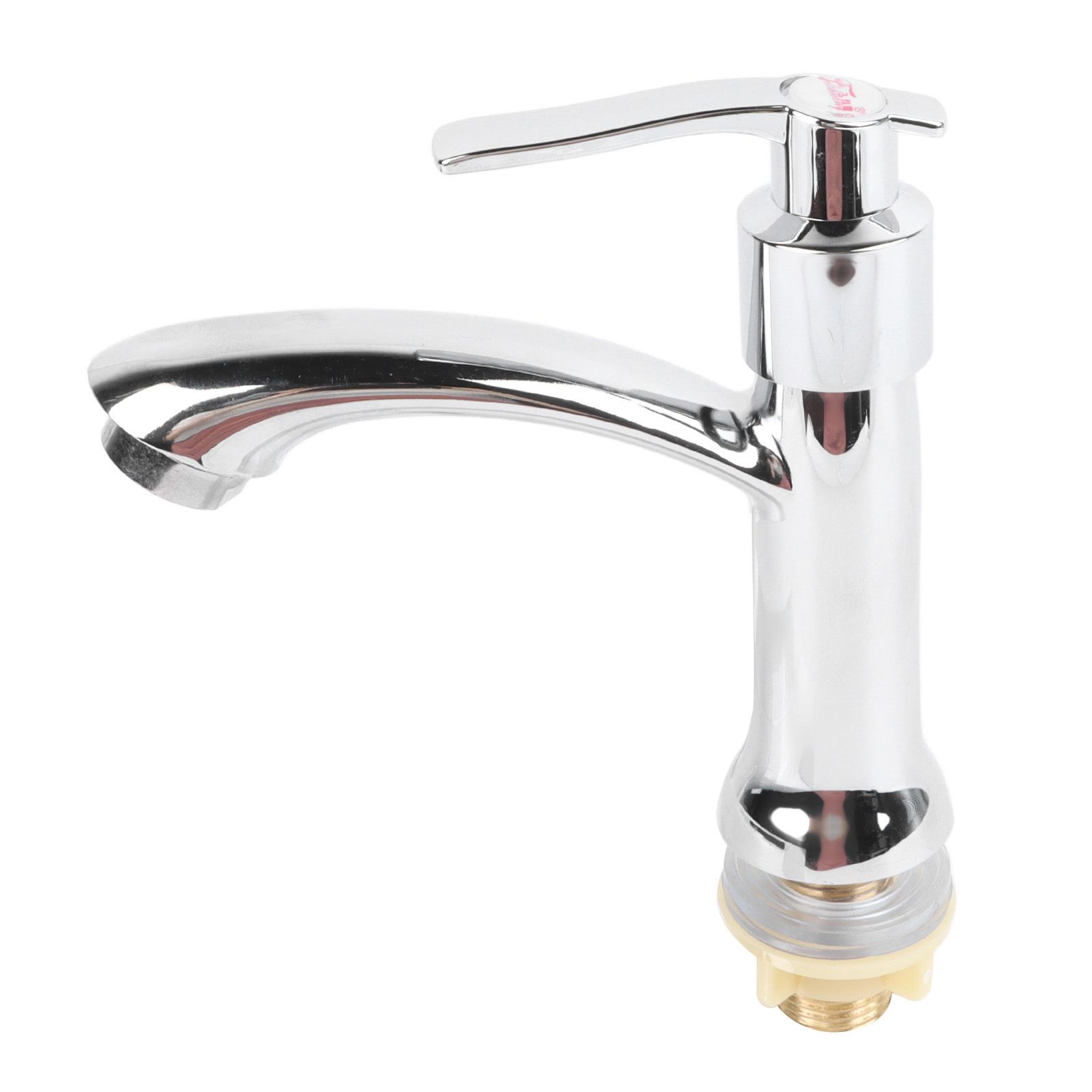 Single Cold Water Tap Water Saving Easy Control Water Flow Minimalist Modern Zinc Alloy Bathroom Sink Faucet - Image 1
