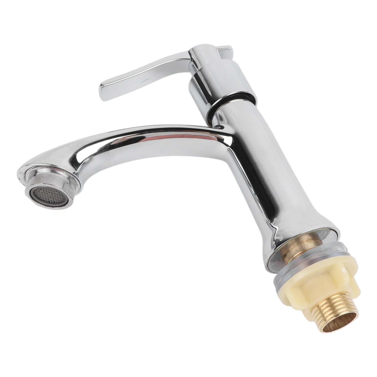 Single Cold Water Tap Water Saving Easy Control Water Flow Minimalist Modern Zinc Alloy Bathroom Sink Faucet - Image 2