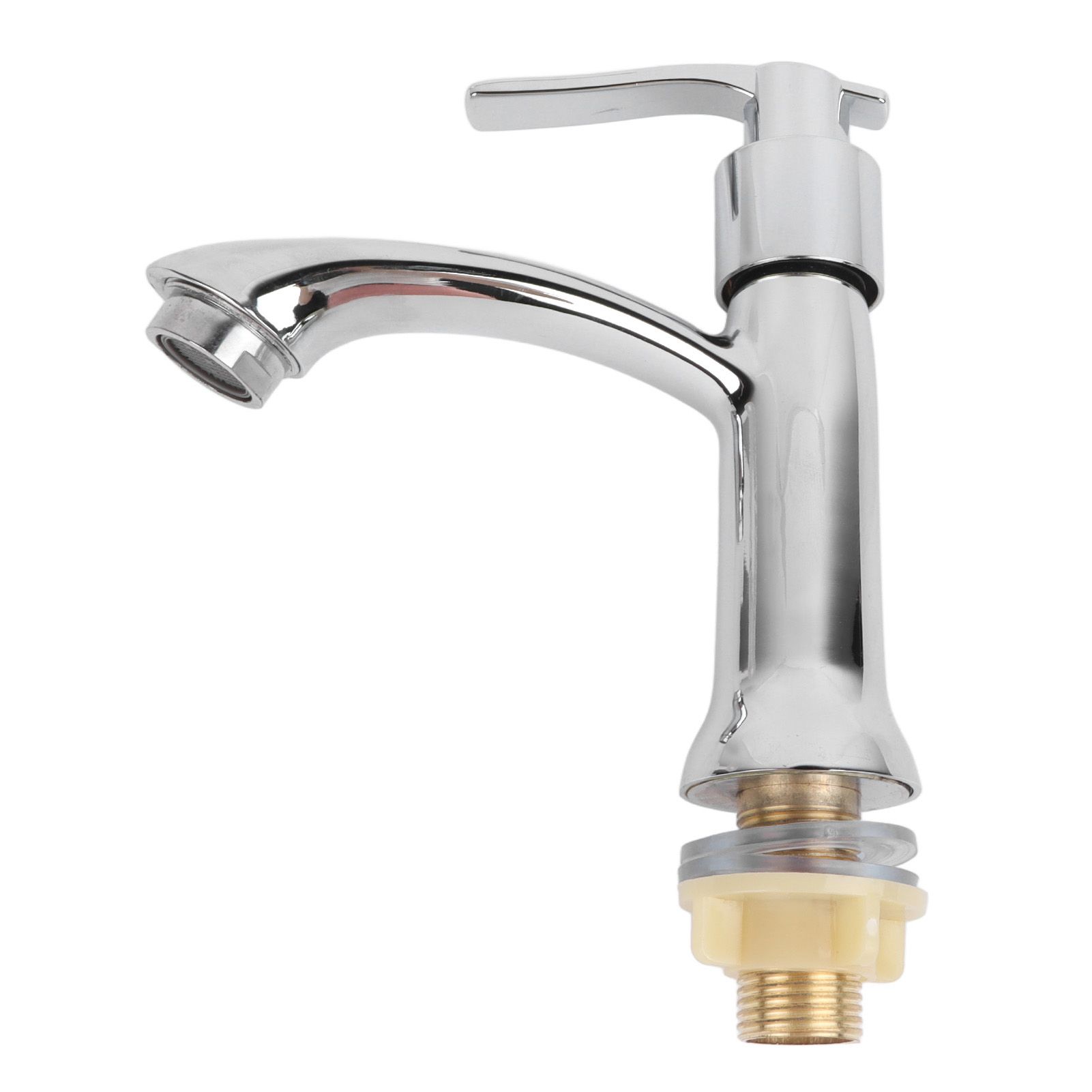 Single Cold Water Tap Water Saving Easy Control Water Flow Minimalist Modern Zinc Alloy Bathroom Sink Faucet - Image 3