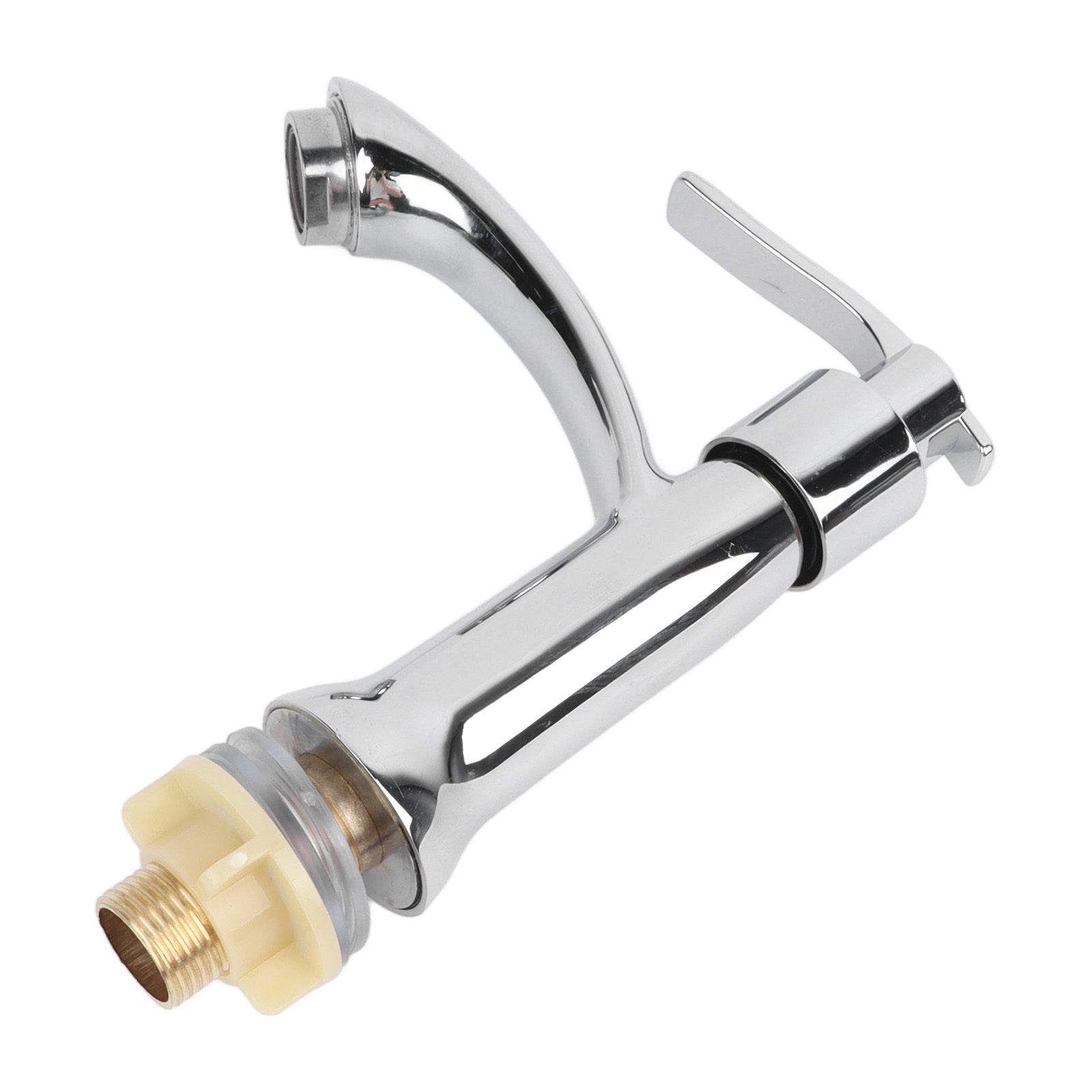 Single Cold Water Tap Water Saving Easy Control Water Flow Minimalist Modern Zinc Alloy Bathroom Sink Faucet - Image 4