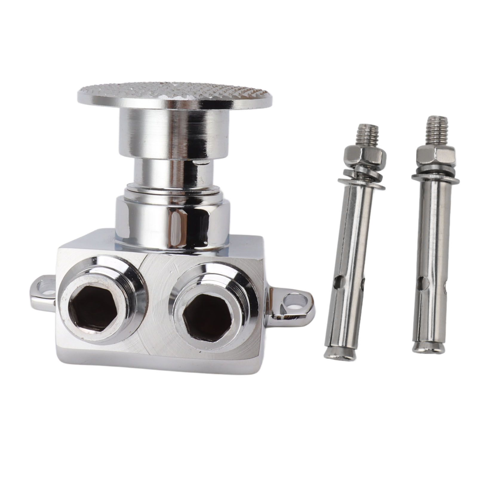 Foot Pedal Valve Copper Touchless Foot Pedal Water Valve Set for Basin Water Tap Bathroom Basin Faucet - Image 1