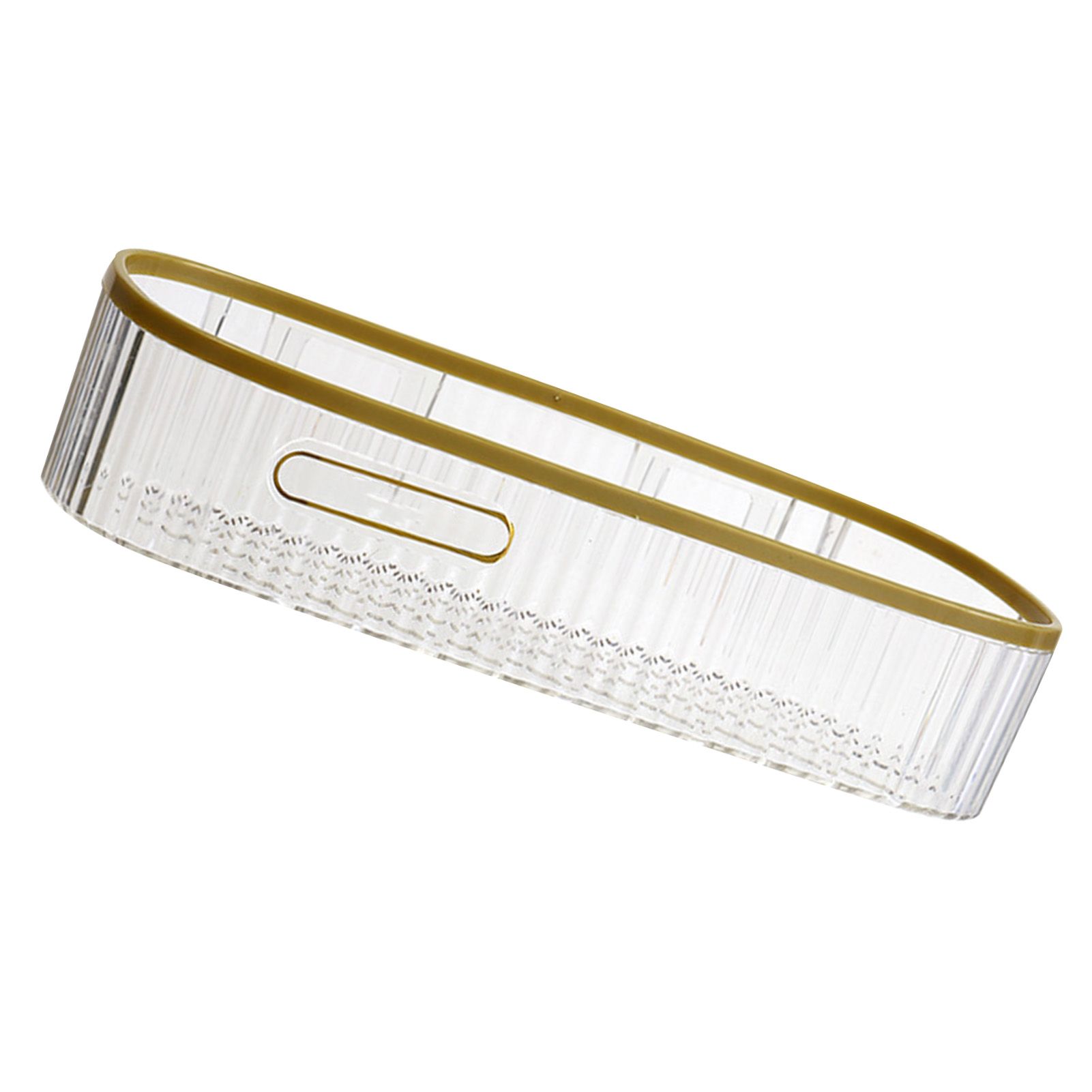 Wall Mounted Storage Rack Punch Free Shower Caddy Shelf Bathroom No Drilling Storage Rack for Household Long Strip ‑ Transparent - Image 5