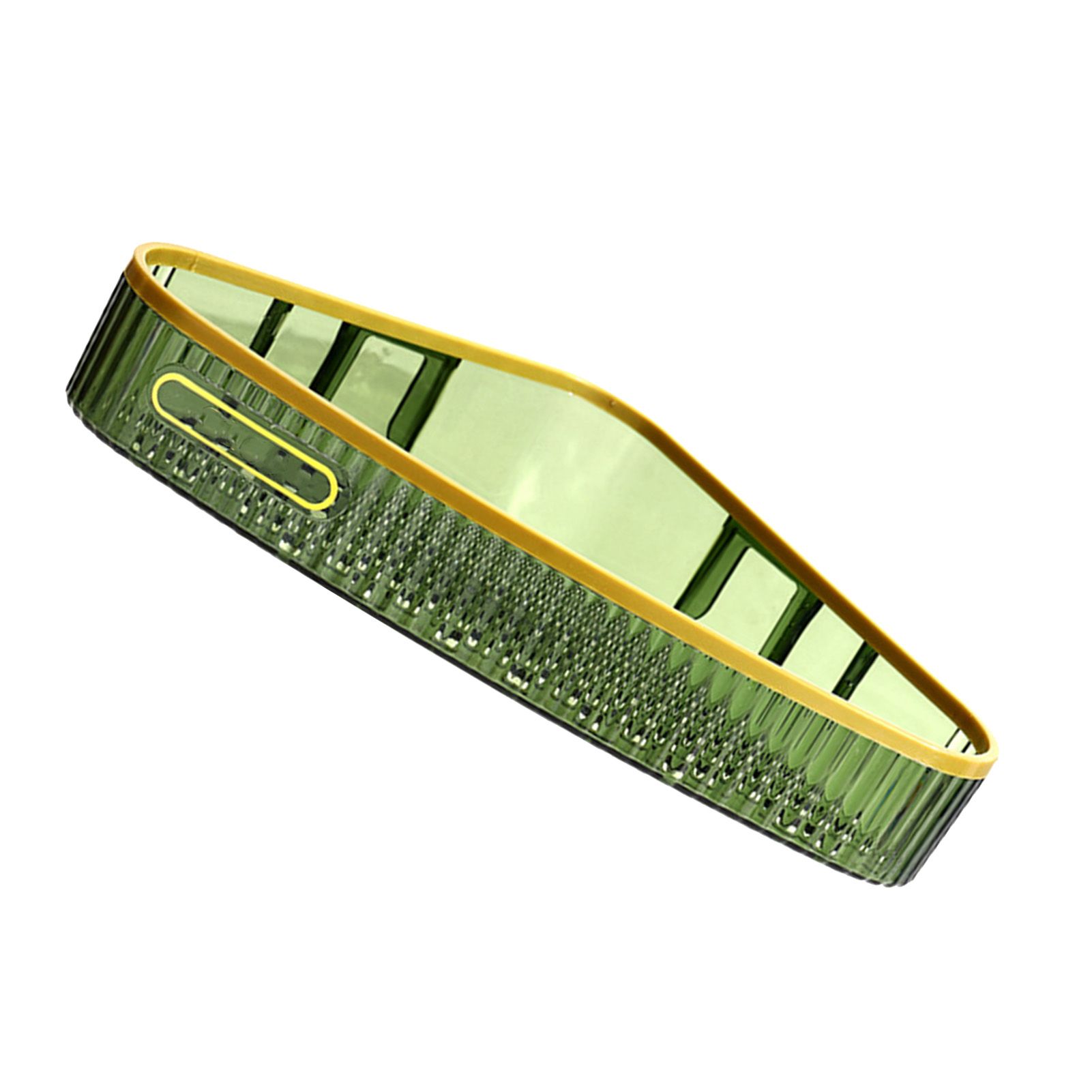 Wall Mounted Storage Rack Punch Free Shower Caddy Shelf Bathroom No Drilling Storage Rack for Household Triangle ‑ Dark Green - Image 5
