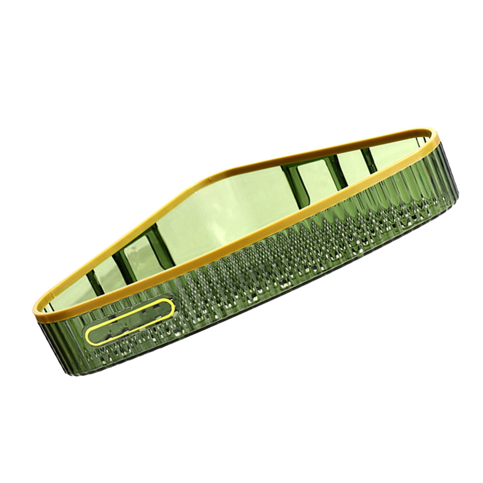 Wall Mounted Storage Rack Punch Free Shower Caddy Shelf Bathroom No Drilling Storage Rack for Household Triangle ‑ Dark Green - Image 6
