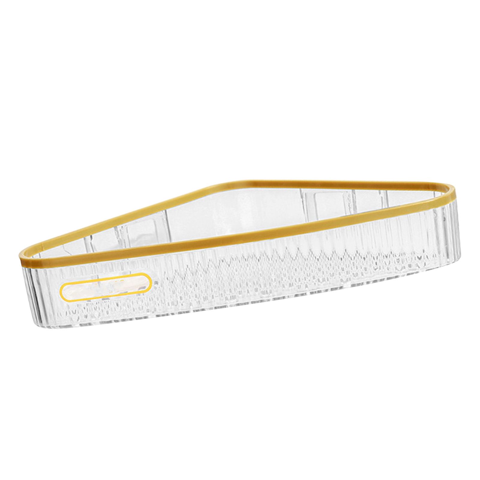 Wall Mounted Storage Rack Punch Free Shower Caddy Shelf Bathroom No Drilling Storage Rack for Household Triangle ‑ Transparent - Image 6