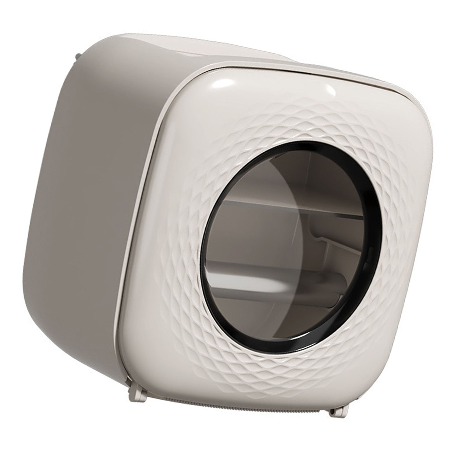 Toilet Paper Bathroom Set Box Punch Free Waterproof for Tissue Wall Mounted Decoration Light Khaki - Image 3