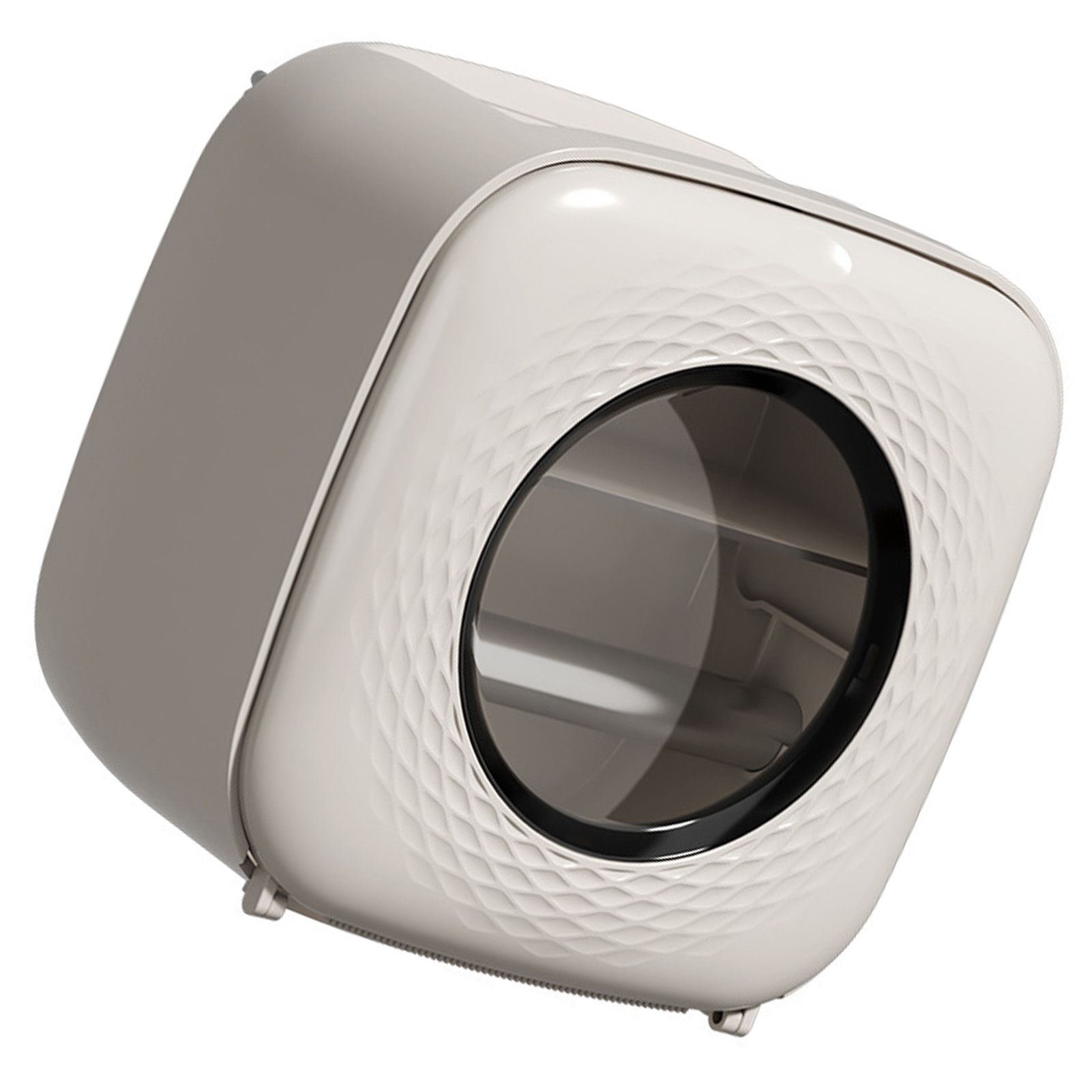 Toilet Paper Bathroom Set Box Punch Free Waterproof for Tissue Wall Mounted Decoration Light Khaki - Image 4
