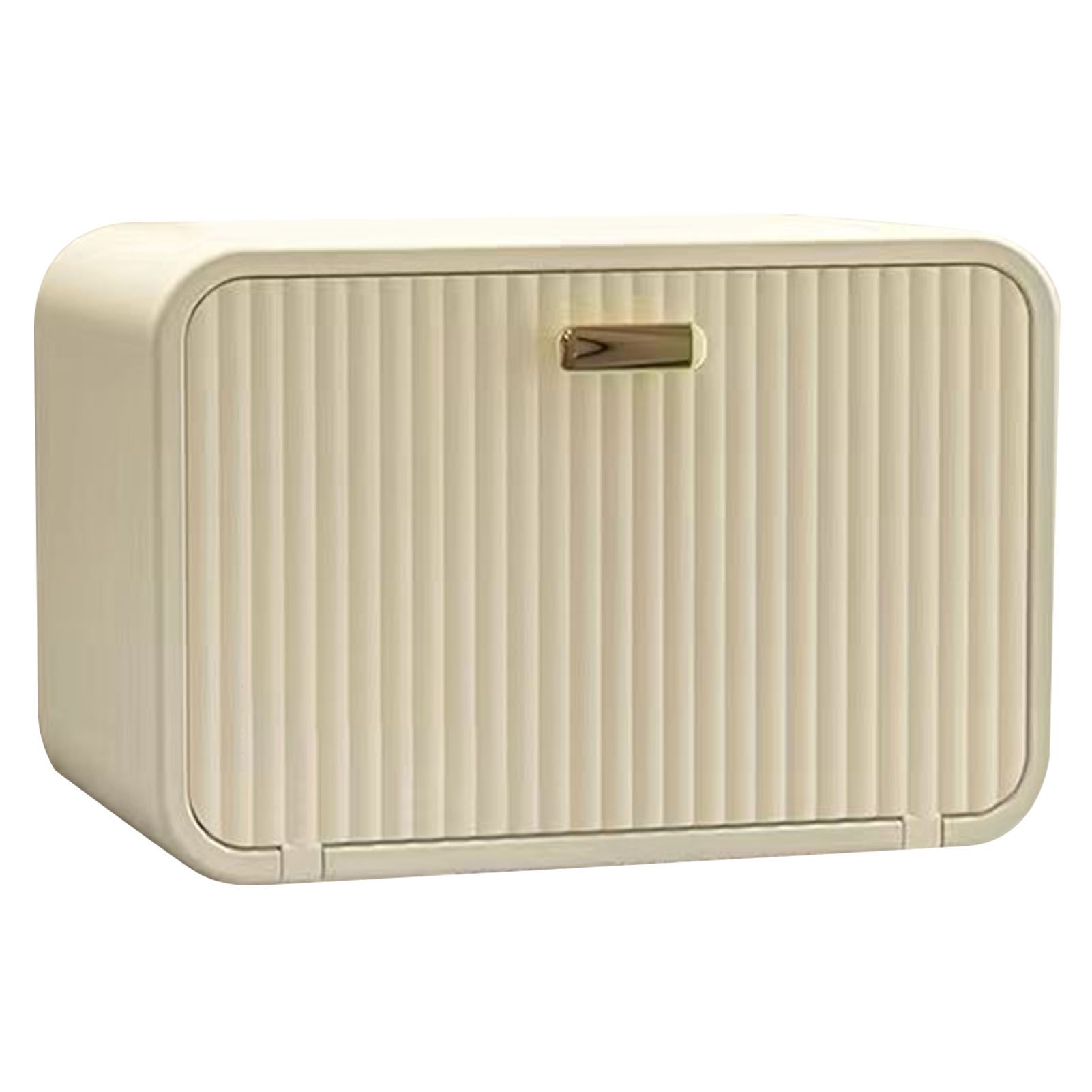 Tissue Box Cover Wall Mounted 2 in 1 Waterproof Tissue Holder Dispenser Box Cover for Bathroom Milky White - Image 1