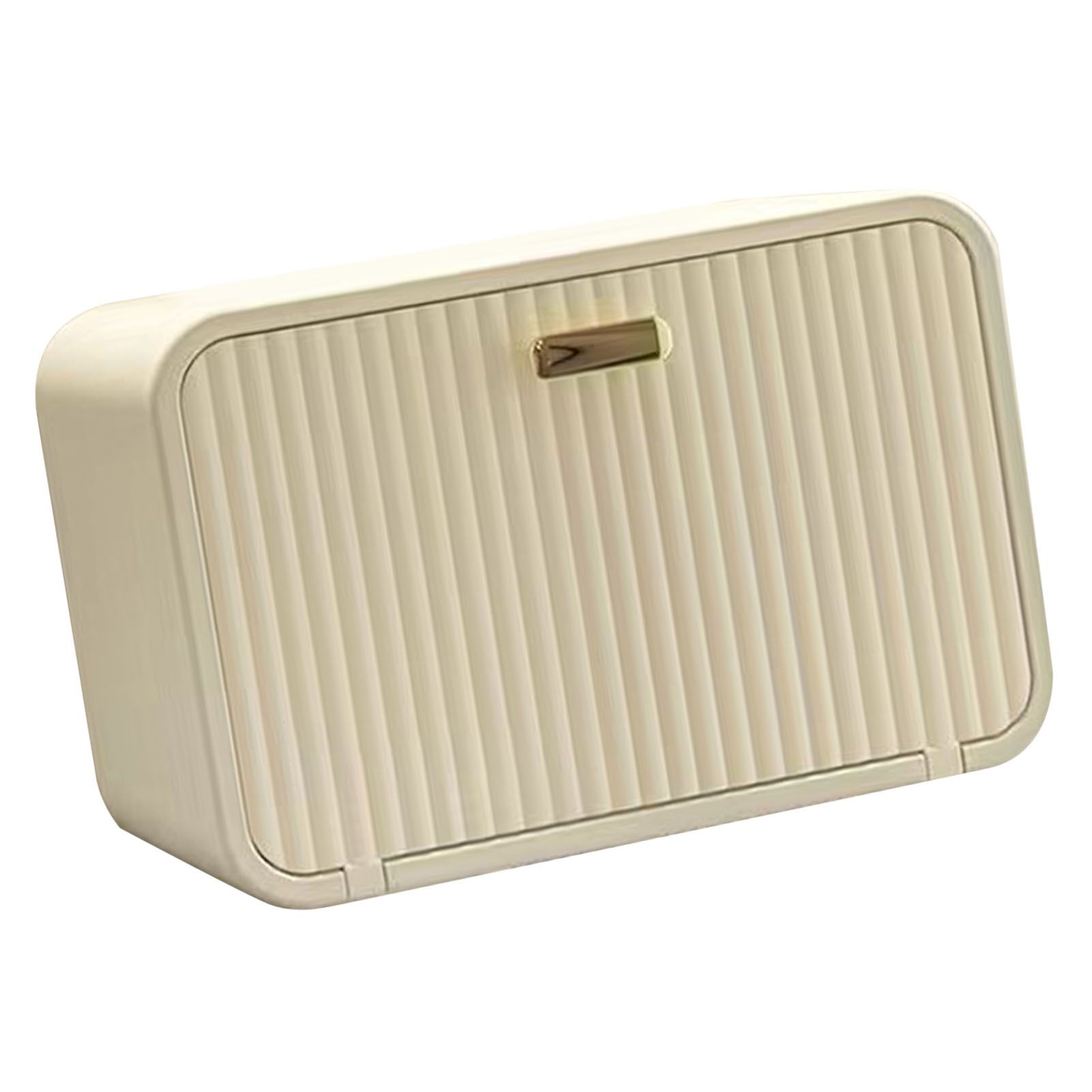 Tissue Box Cover Wall Mounted 2 in 1 Waterproof Tissue Holder Dispenser Box Cover for Bathroom Milky White - Image 2