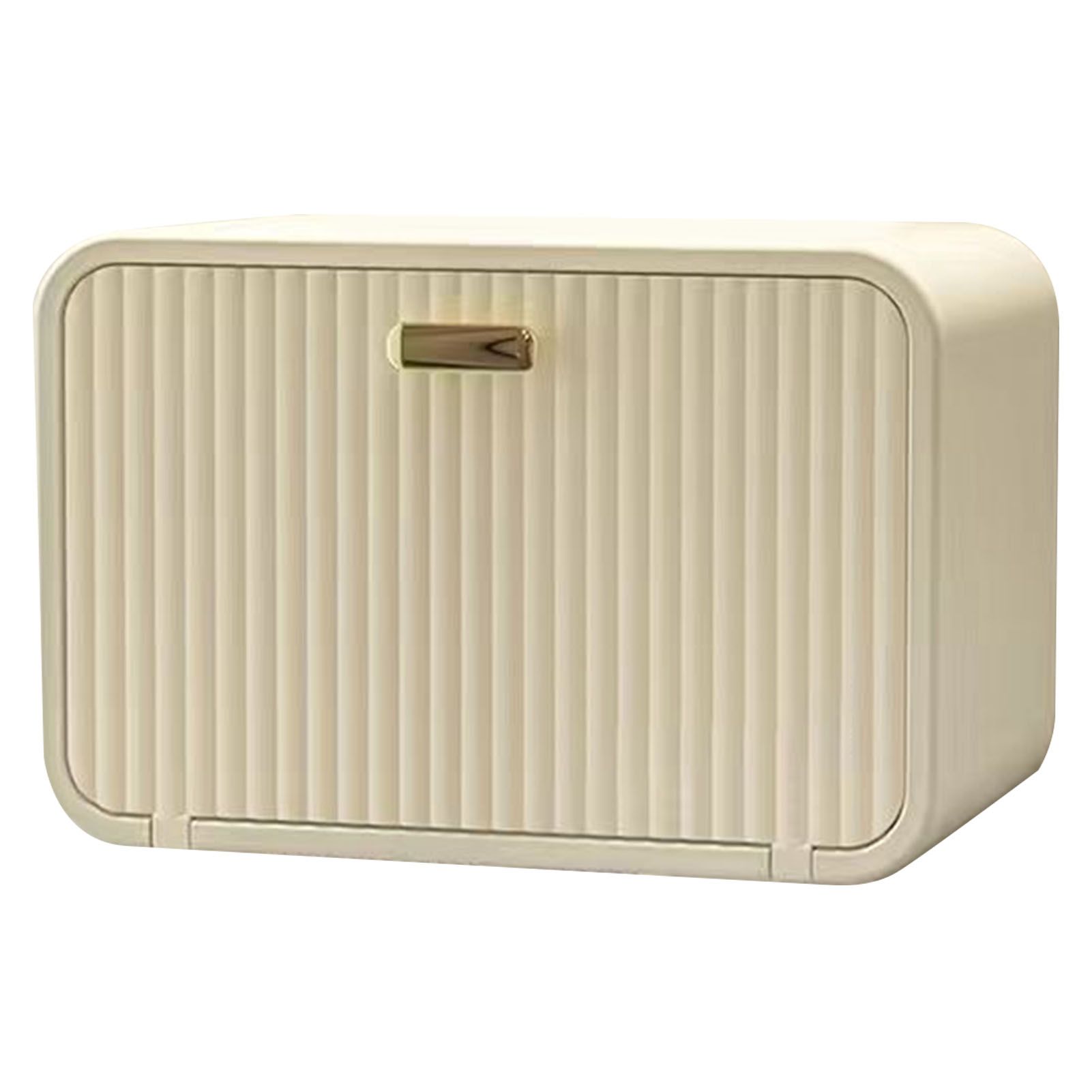 Tissue Box Cover Wall Mounted 2 in 1 Waterproof Tissue Holder Dispenser Box Cover for Bathroom Milky White - Image 4