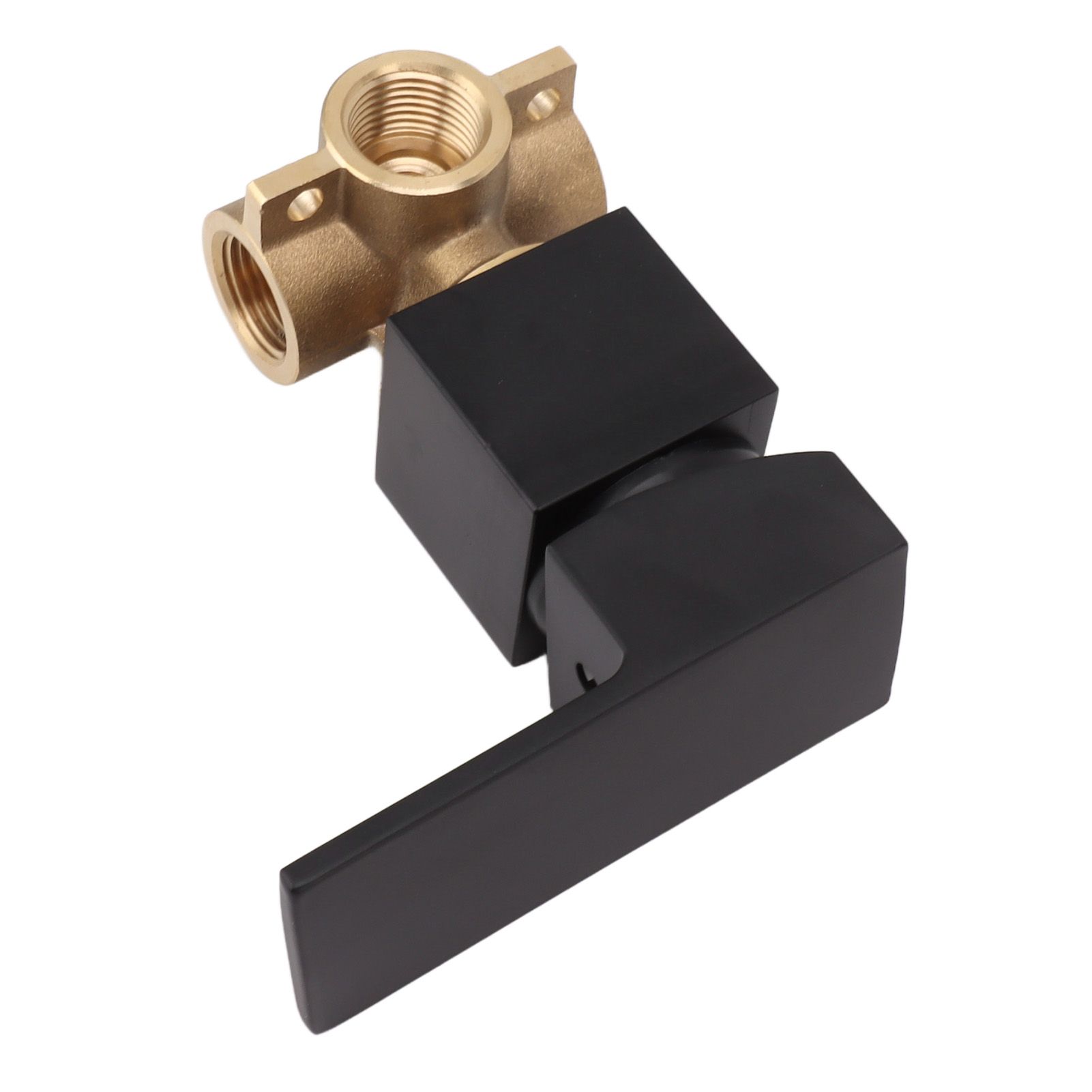 Shower Valves Wall Mount Copper Faucet Shower Rough In Valve Bathroom Trim Kit Single Handle Tub Shower Valve Mixer Black - Image 8