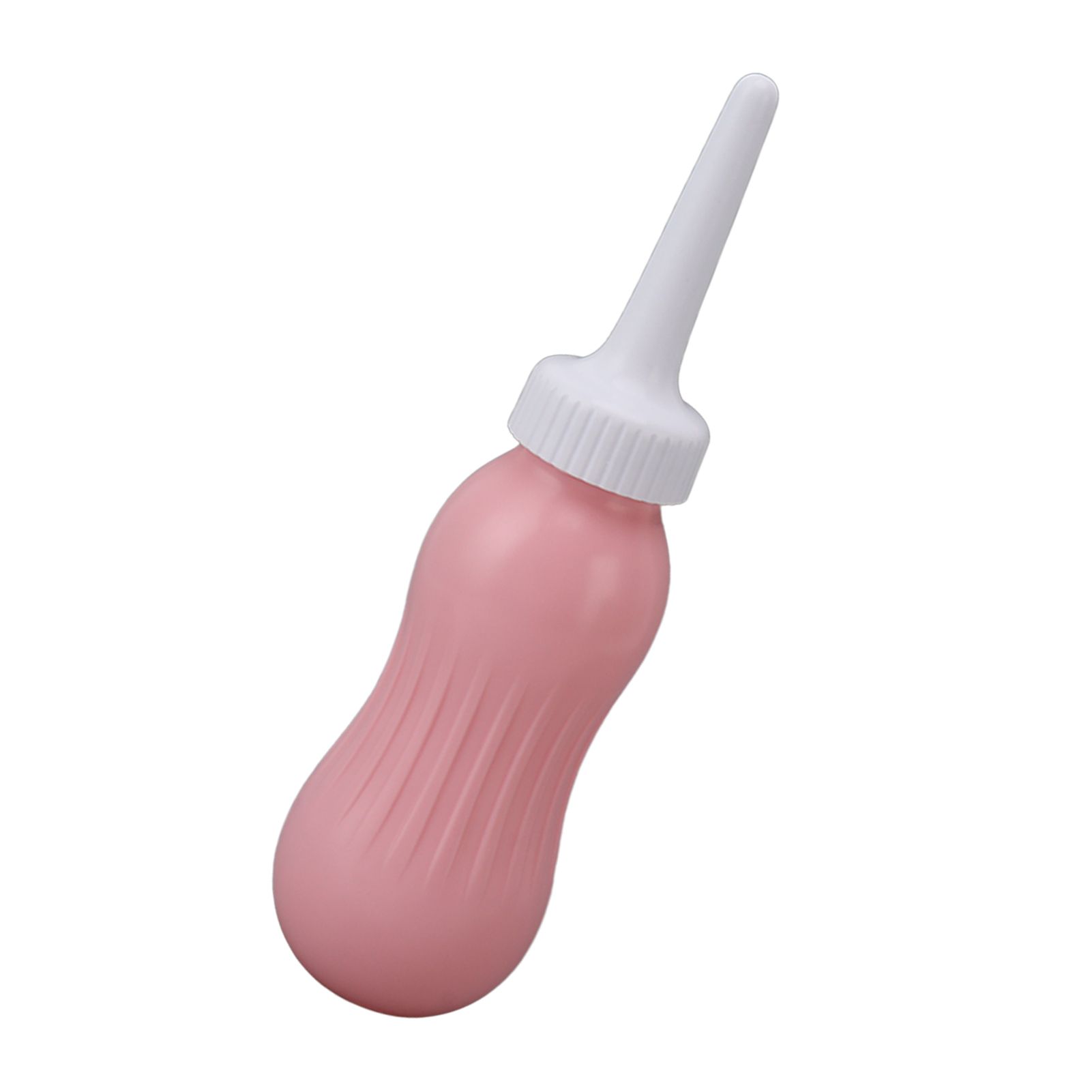 Portable Bidet Sprayer Heavy Injection 500ml Silicone Handheld Bidet Enema Bulb for Women Maternity Peach Pink - Image 2