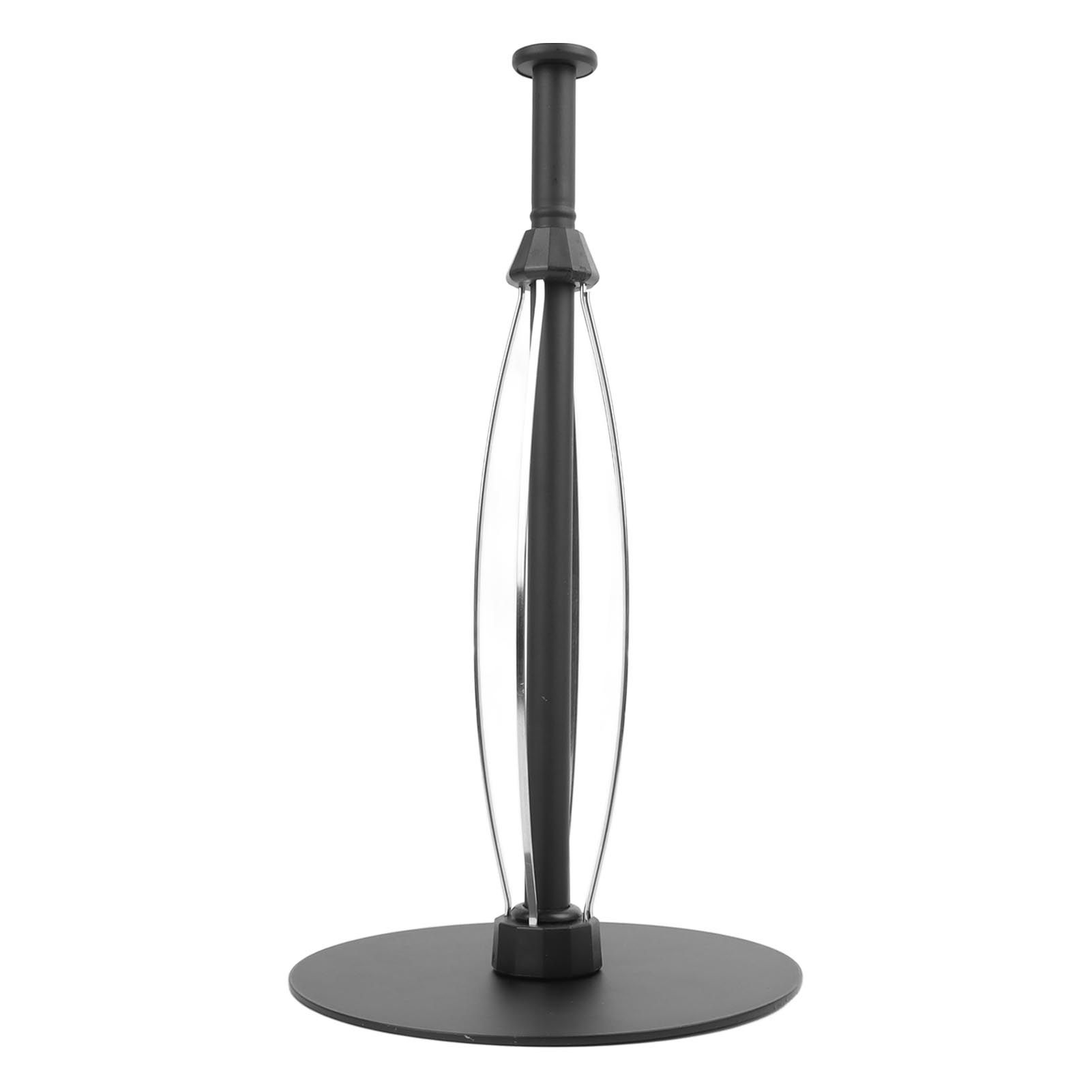 Paper Towel Holder Countertop Stainless Steel Black Perfect Tear Paper Towel Roll Holders for Bathroom Kitchen - Image 4