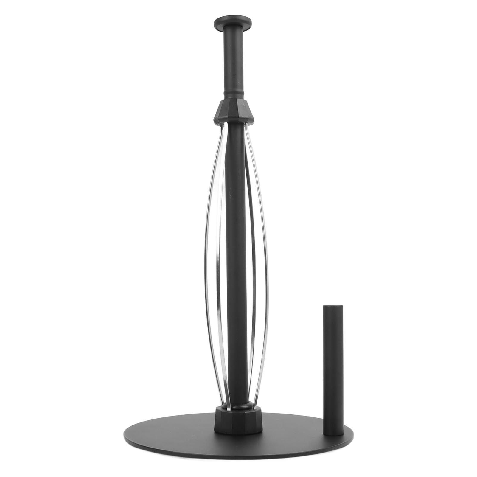 Paper Towel Holder Countertop Stainless Steel Black Perfect Tear Paper Towel Roll Holders for Bathroom Kitchen - Image 5
