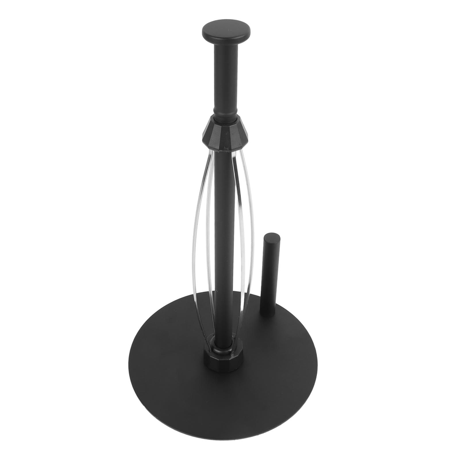 Paper Towel Holder Countertop Stainless Steel Black Perfect Tear Paper Towel Roll Holders for Bathroom Kitchen - Image 8