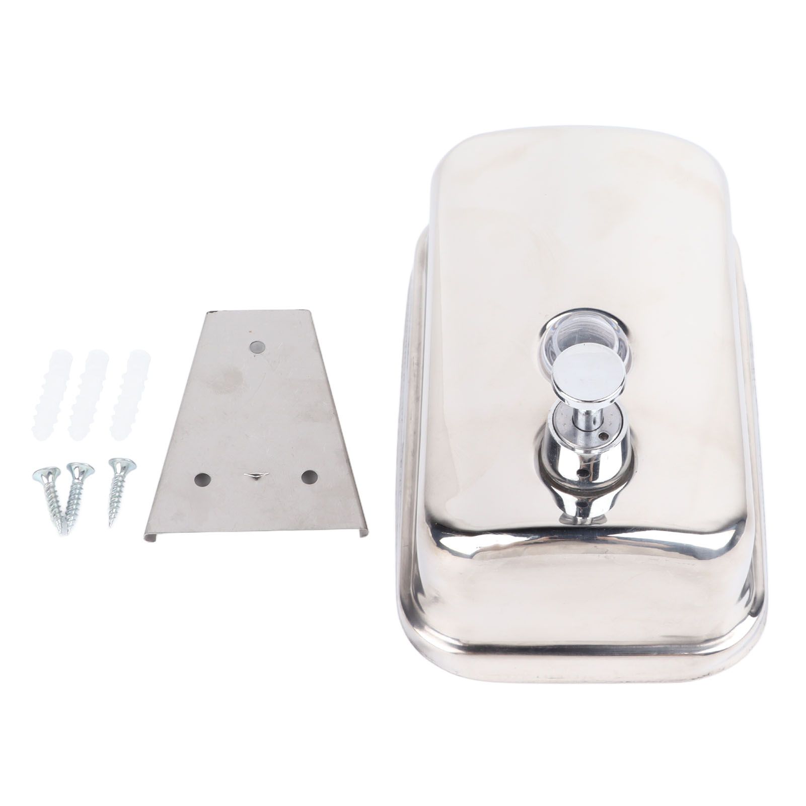 Wall Mount Soap Dispenser Stainless Steel Soap Holder 500ml Capacity for Bathroom Kitchen - Image 1