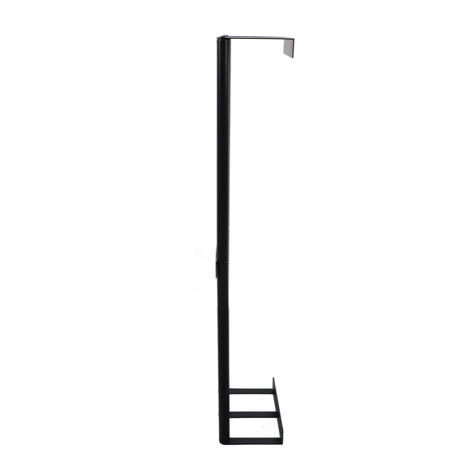 Towel Storage Rack Wall Mounted Black Iron Alloy 3 Bar Rolled Towel Holder for Bathroom - Image 4