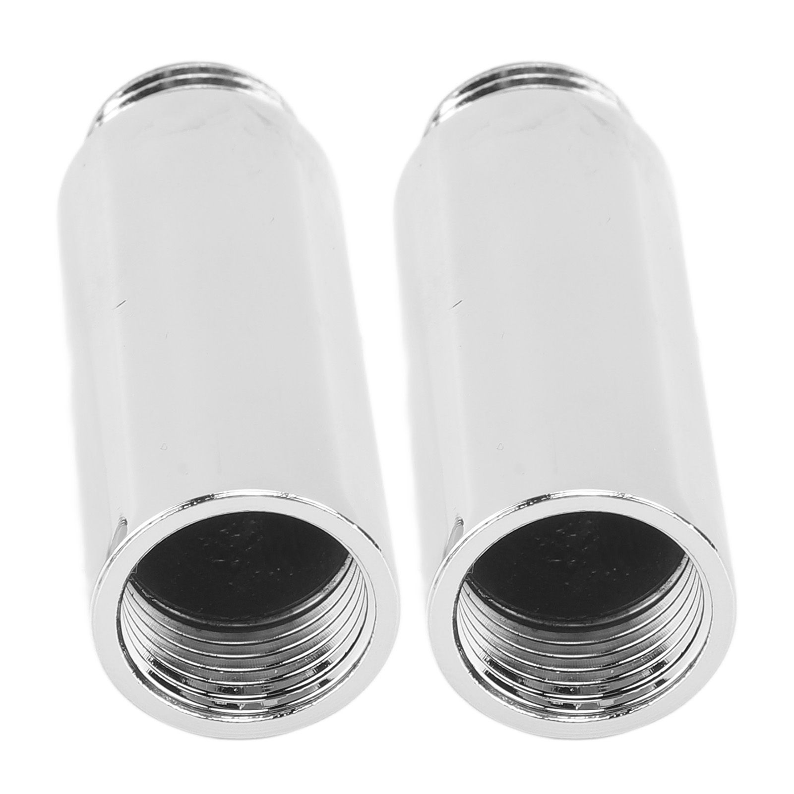 2PCS Shower Arm Extension Stainless Steel Chrome Plating Shower Head Extension Pipe for Bathroom 6.1cm/2.4in - Image 4