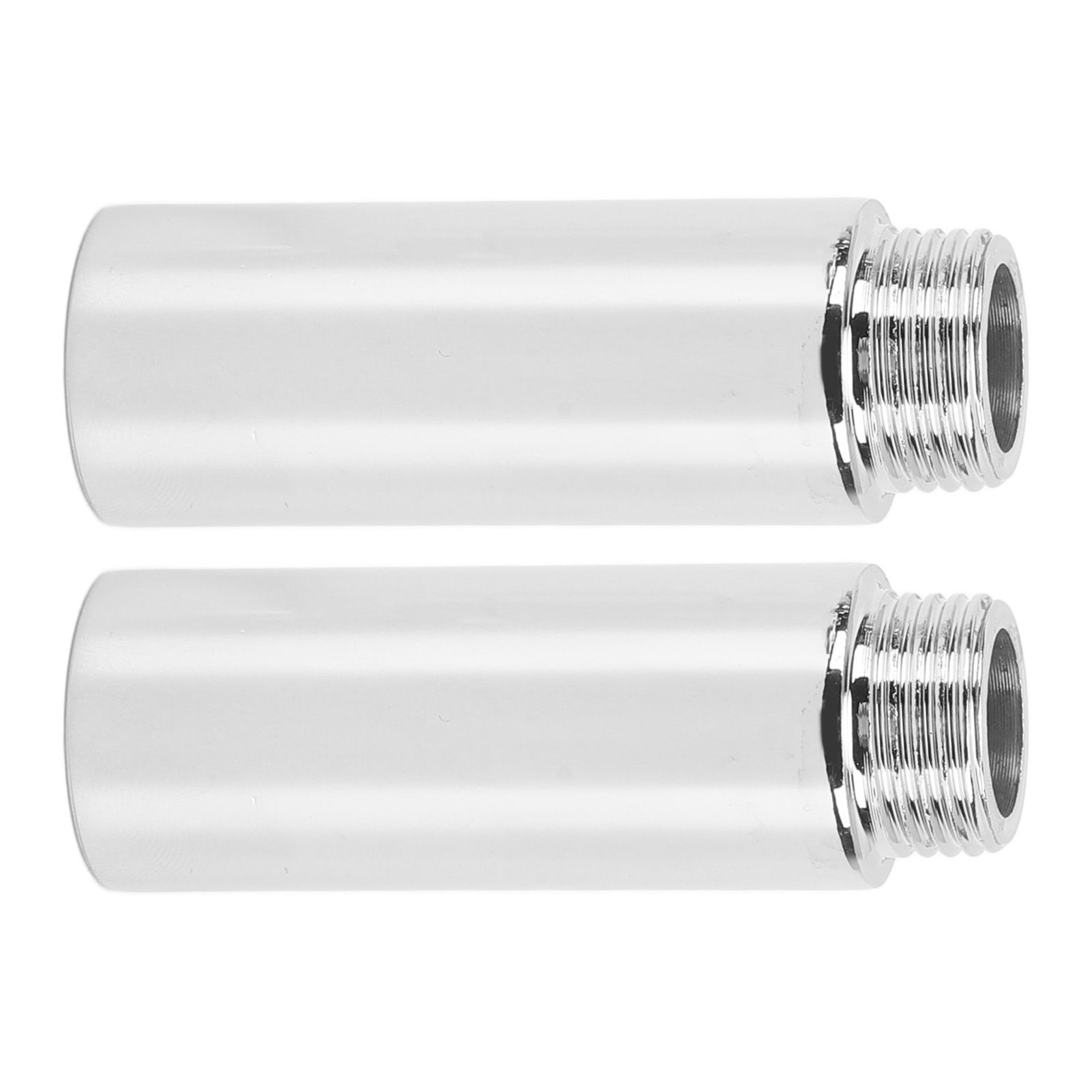 2PCS Shower Arm Extension Stainless Steel Chrome Plating Shower Head Extension Pipe for Bathroom 6.1cm/2.4in - Image 7