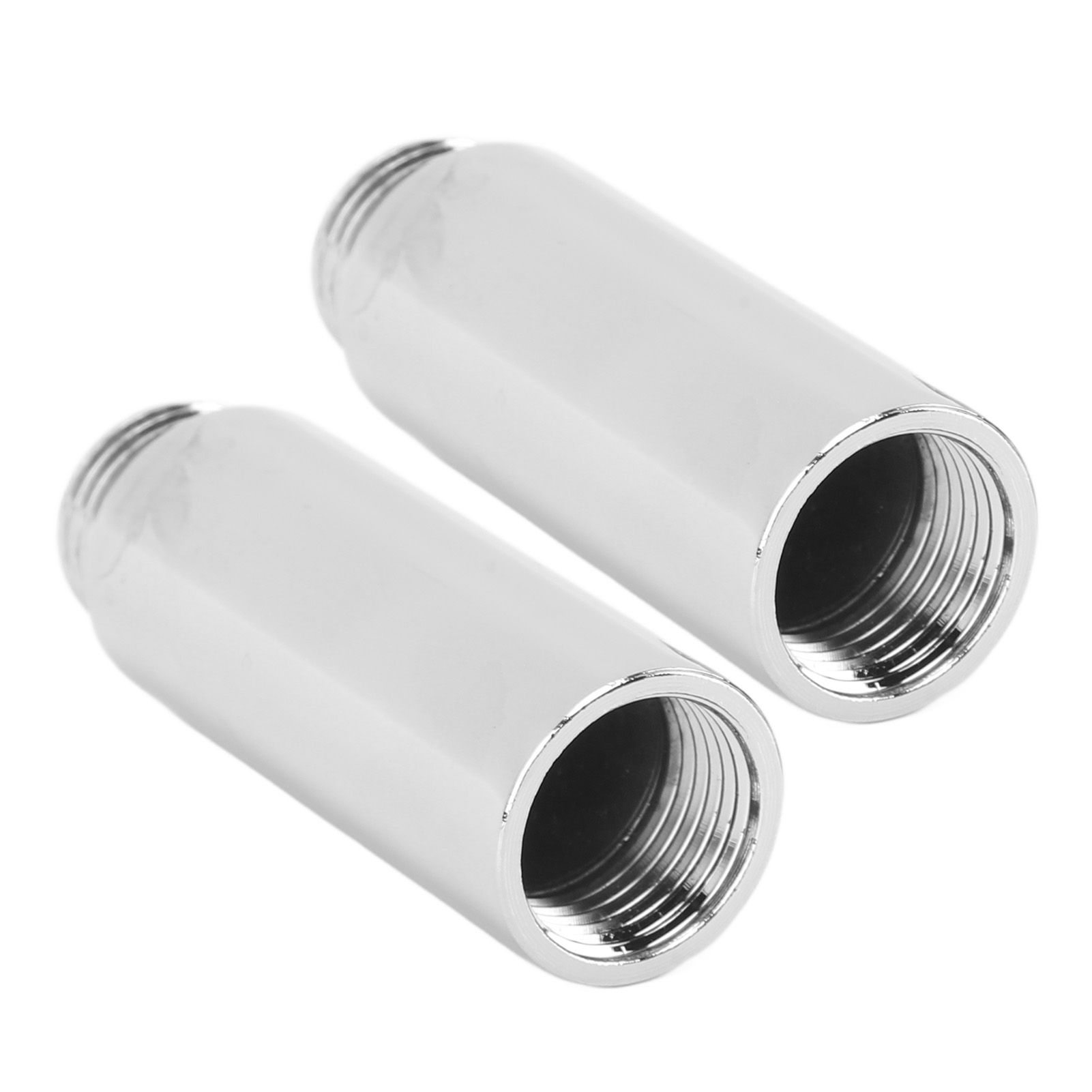 2PCS Shower Arm Extension Stainless Steel Chrome Plating Shower Head Extension Pipe for Bathroom 6.1cm/2.4in - Image 8