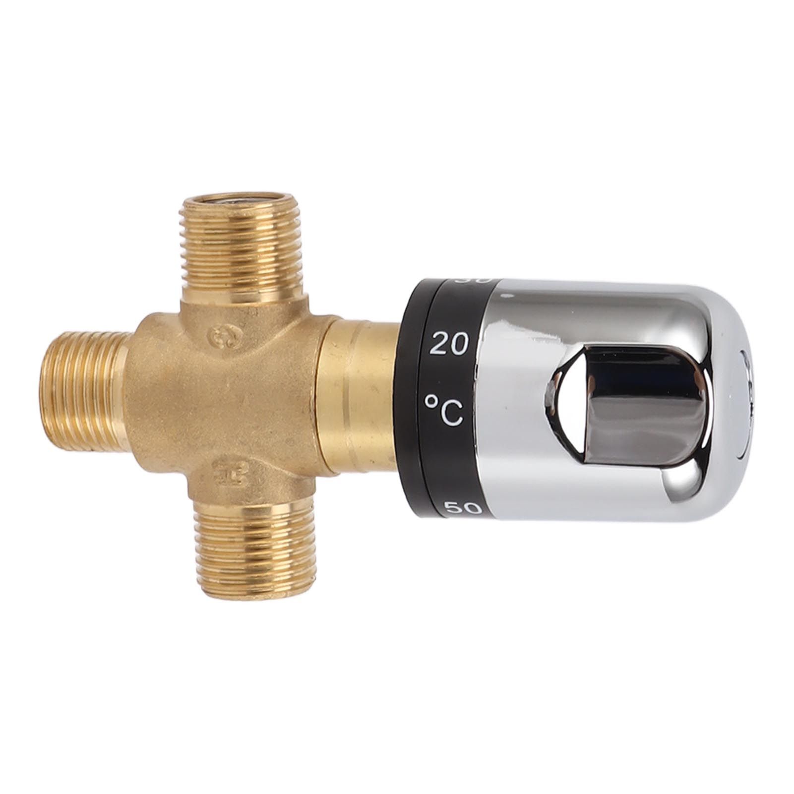 Thermostatic Mixing Valve Brass Shower Mixing Valve Hot and Cold Water Temperature Control Valve for Basin Bathroom - Image 8