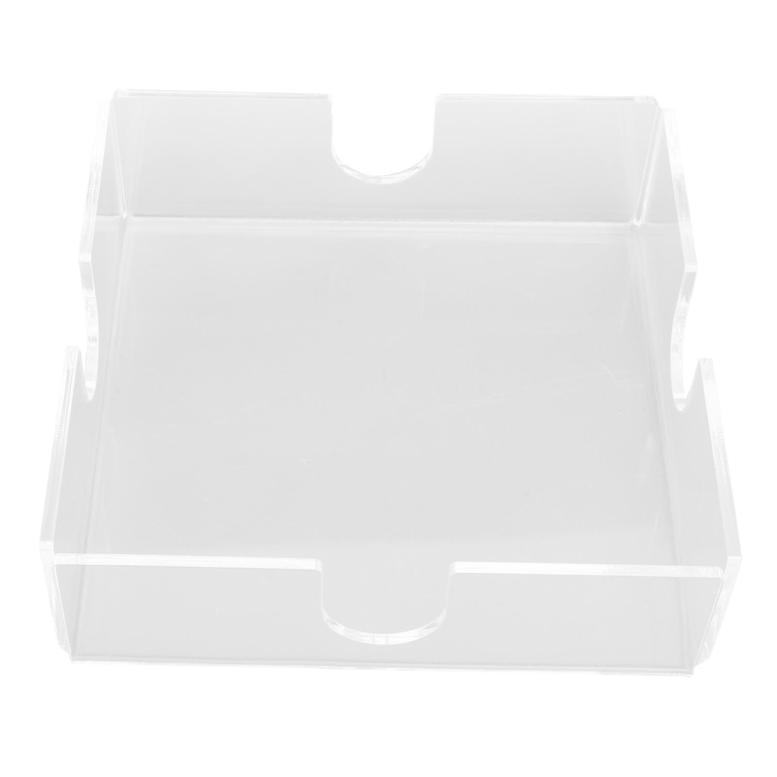 Acrylic Napkin Holder Square Elegant Clear Tabletop Tissue Dispenser for Kitchen Restaurant Bar - Image 3