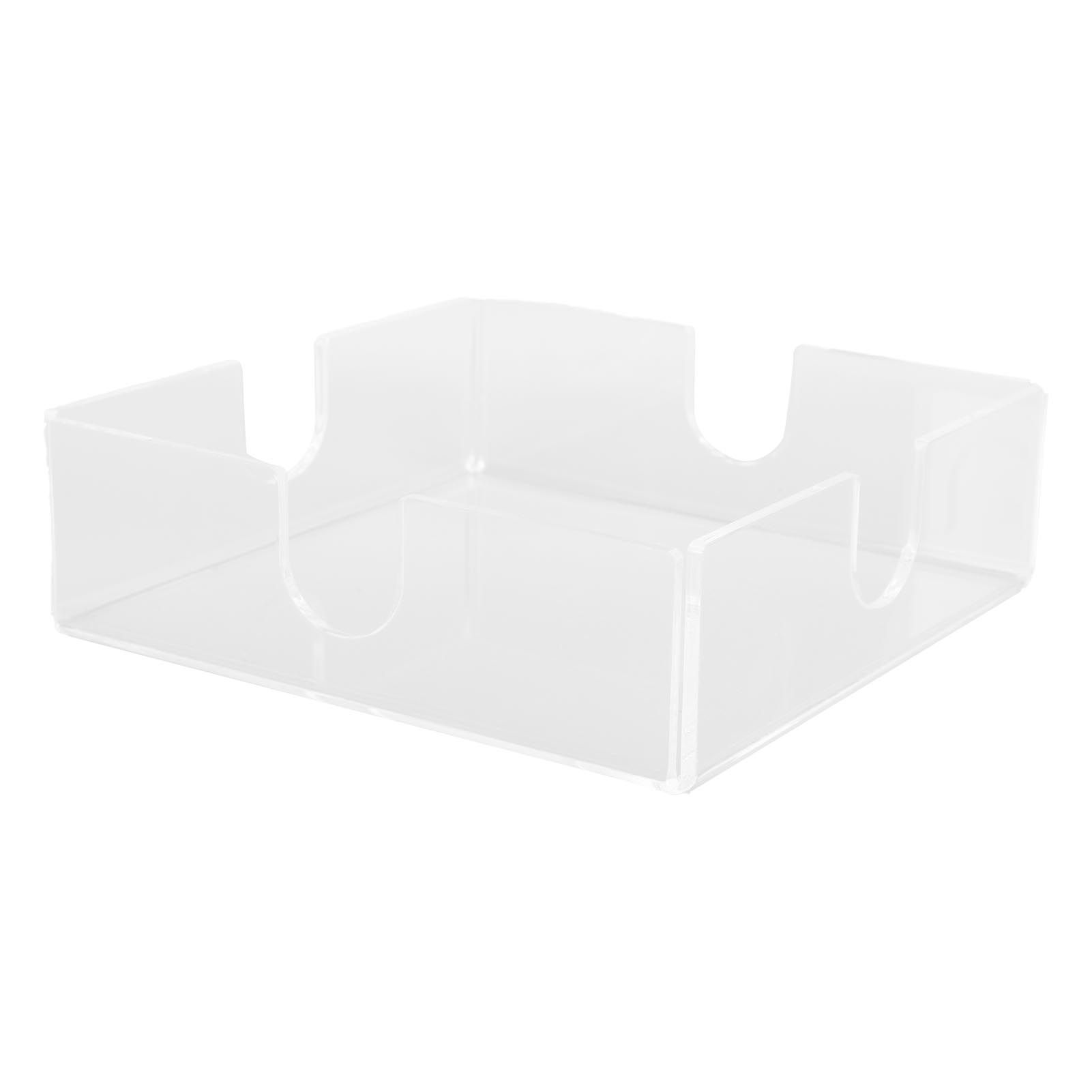 Acrylic Napkin Holder Square Elegant Clear Tabletop Tissue Dispenser for Kitchen Restaurant Bar - Image 6
