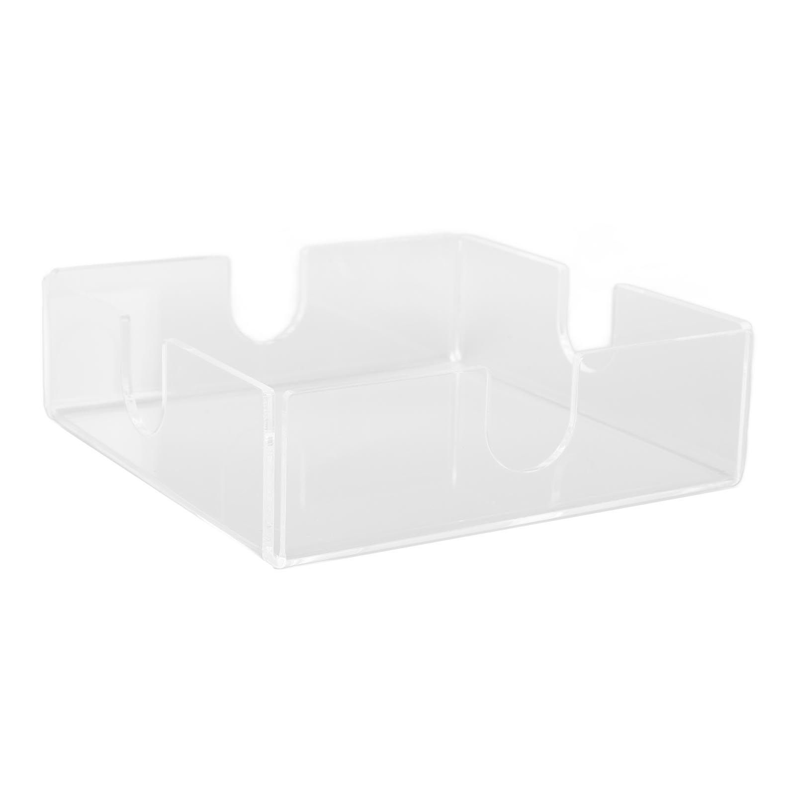Acrylic Napkin Holder Square Elegant Clear Tabletop Tissue Dispenser for Kitchen Restaurant Bar - Image 7