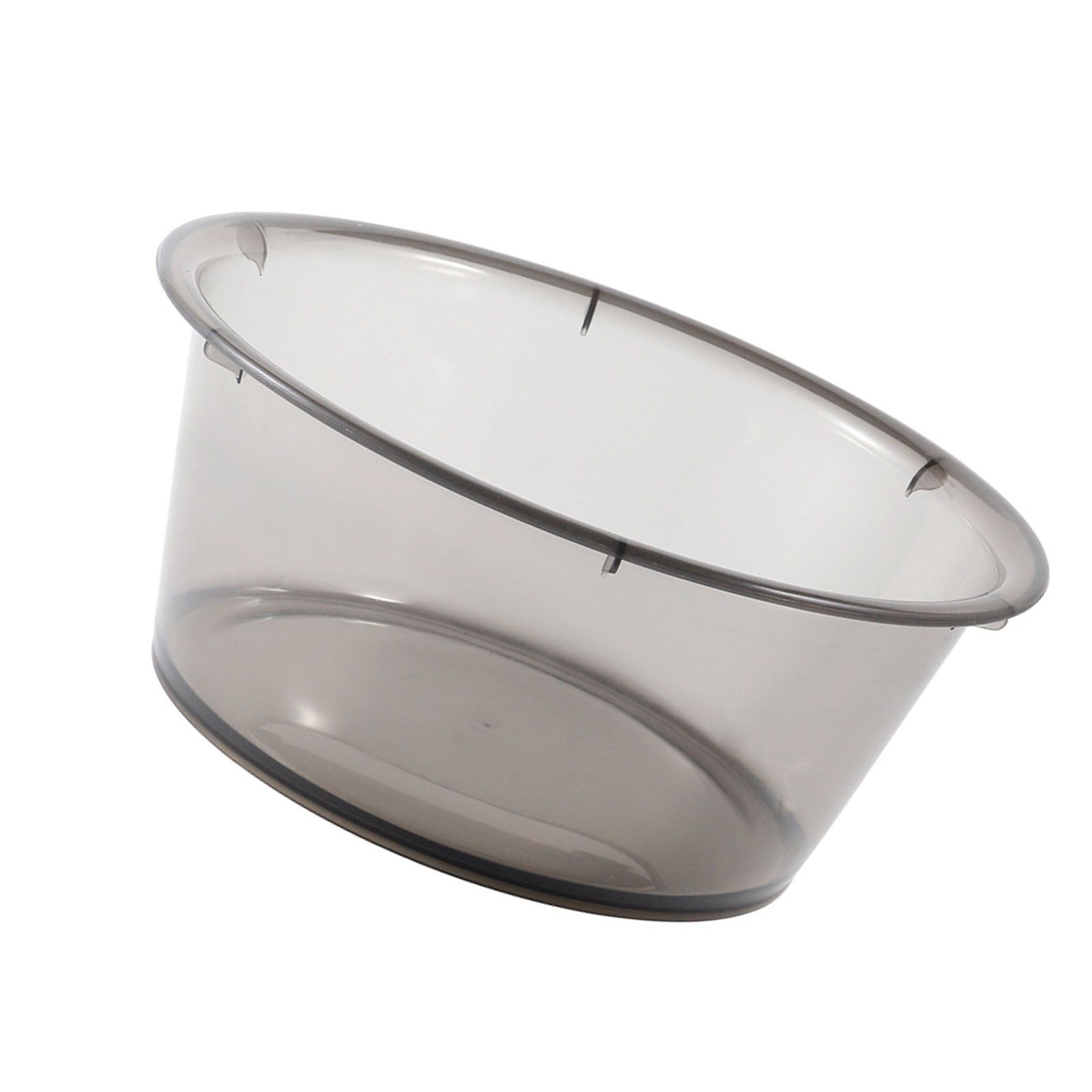 Large Transparent Laundry Basin Household Plastic Simple Thickened Washbasin Student Dormitory Plastic Basin Grey - Image 8