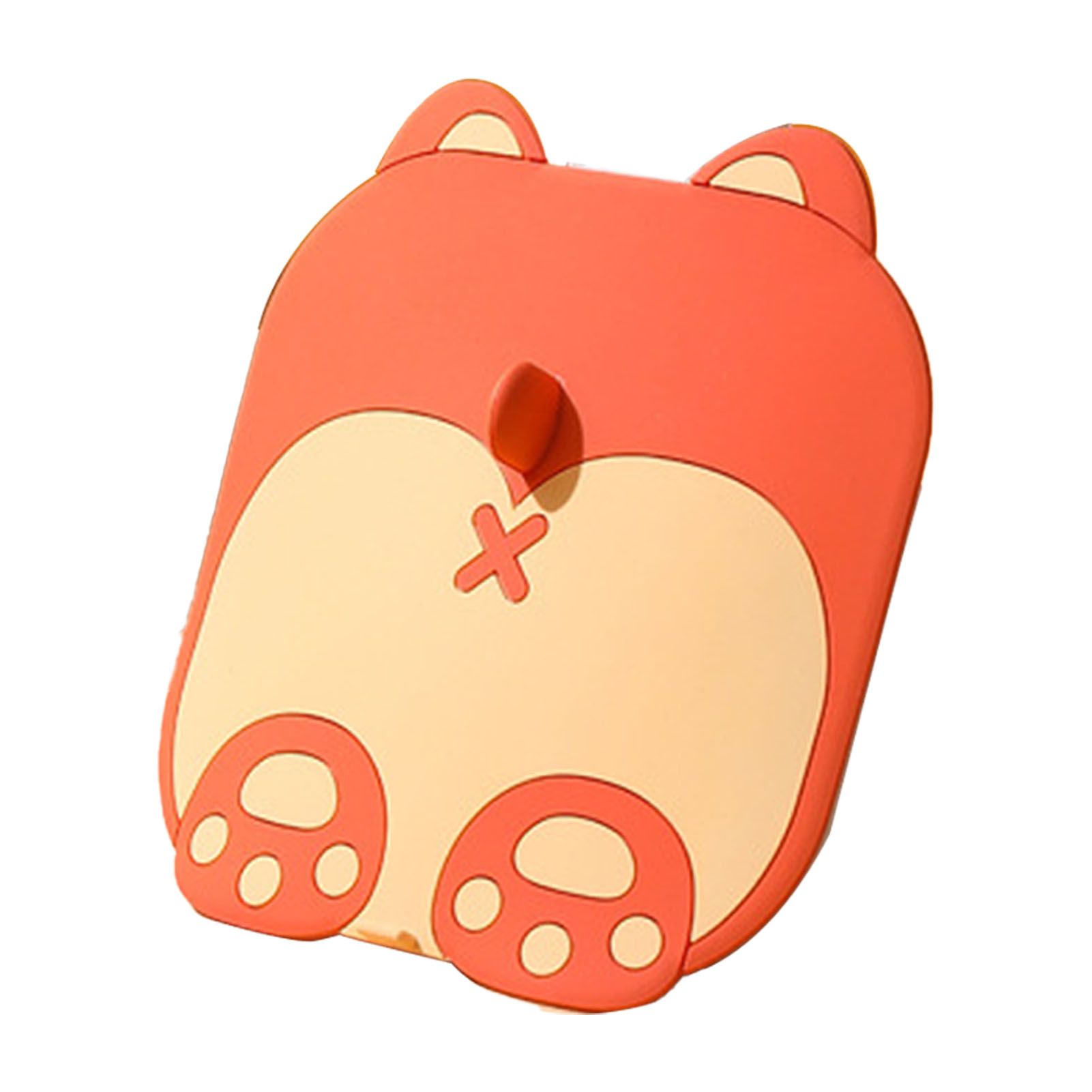 Shower Drain Stopper Cartoon Style Odour Resistant Silicone Anti Slip Bathtub Stopper for Home Bathroom Toilet Orange - Image 1
