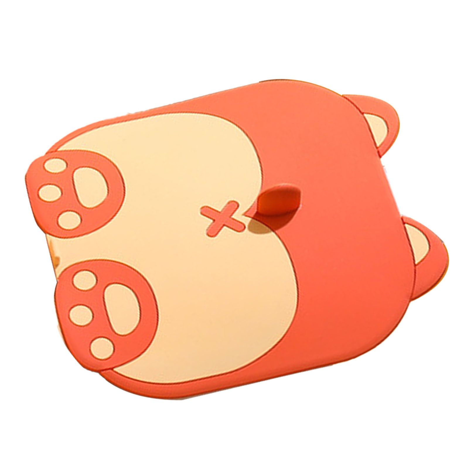 Shower Drain Stopper Cartoon Style Odour Resistant Silicone Anti Slip Bathtub Stopper for Home Bathroom Toilet Orange - Image 2