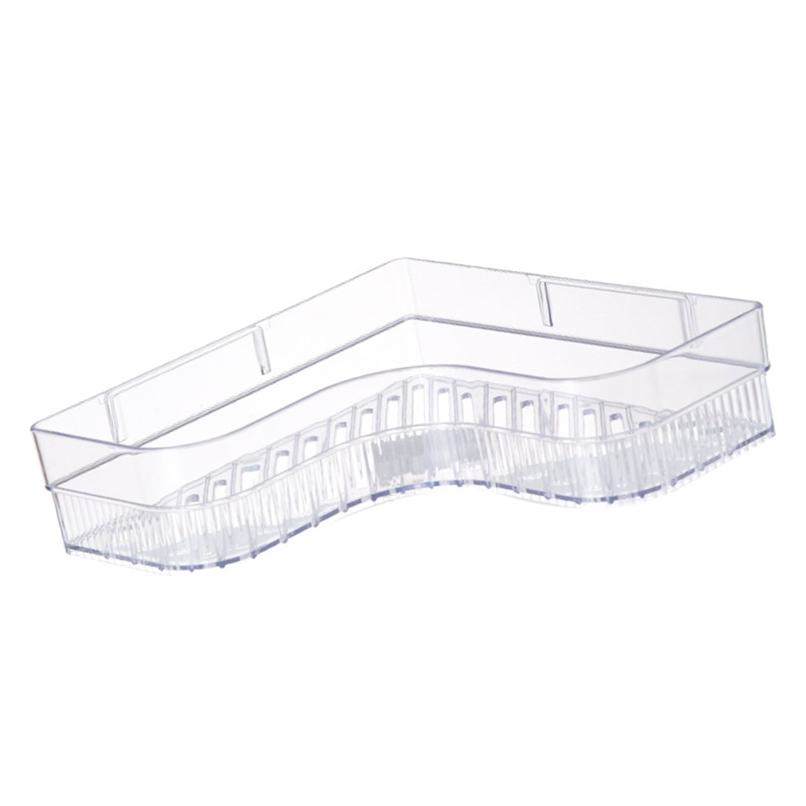Shower Corner Shelf Plastic Corner Shower Caddy Wall Mounted Shower Organizer for Bathroom Toilet Crystal White - Image 2