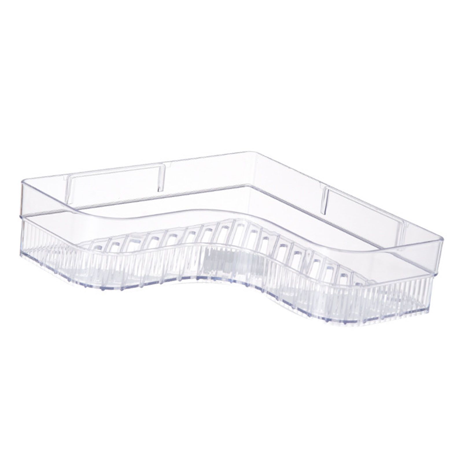Shower Corner Shelf Plastic Corner Shower Caddy Wall Mounted Shower Organizer for Bathroom Toilet Crystal White - Image 3