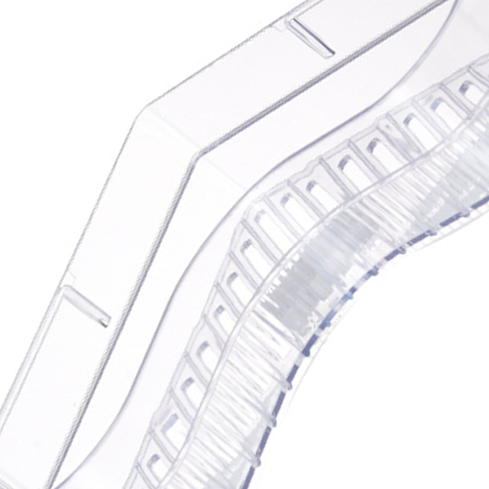 Shower Corner Shelf Plastic Corner Shower Caddy Wall Mounted Shower Organizer for Bathroom Toilet Crystal White - Image 8