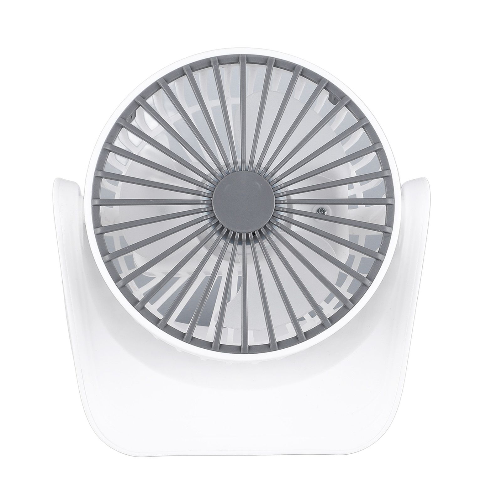 Desktop Mini Fan 1200mAh USB Rechargeable White 3 Speed 360 Degree Rotation Small Table Fan for Travel Camping Home - Image 5
