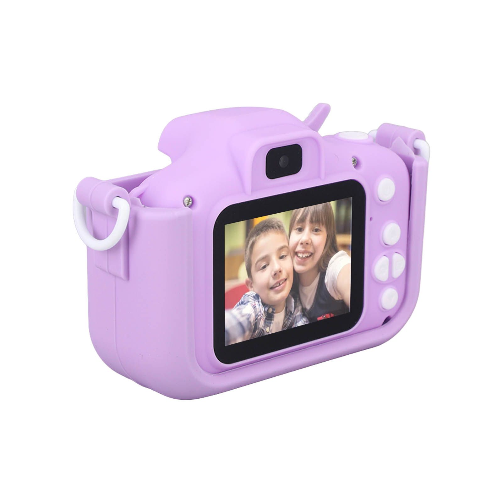 Kids Camera Dual Camera 2.0in IPS Screen 1080P Video Camera Toy with 32G Memory Card Purple - Image 3