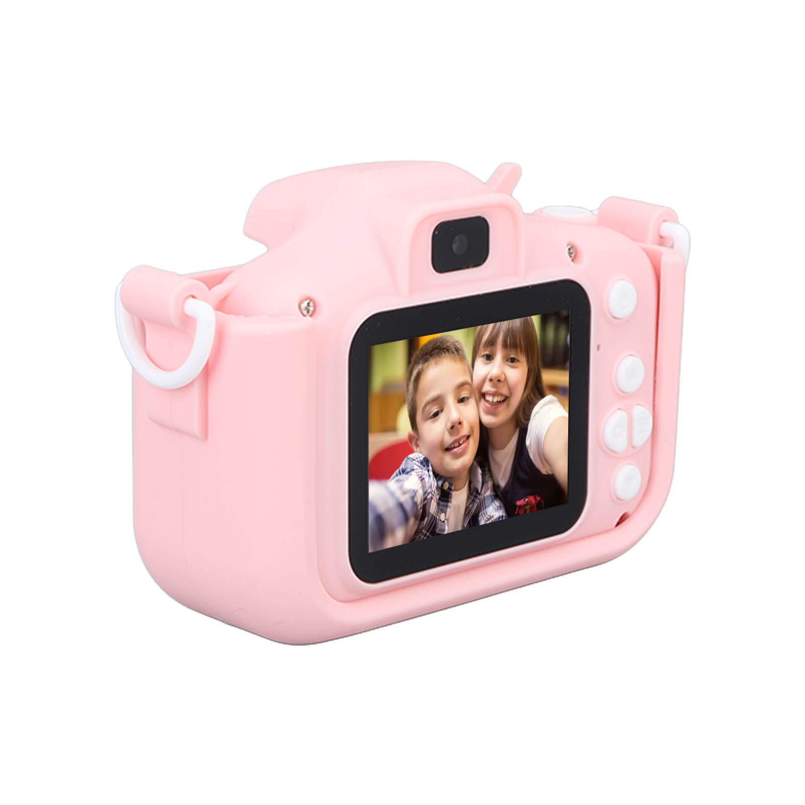 Kids Camera Dual Camera 2.0in IPS Screen 1080P Video Camera Toy with 32G Memory Card Pink - Image 3