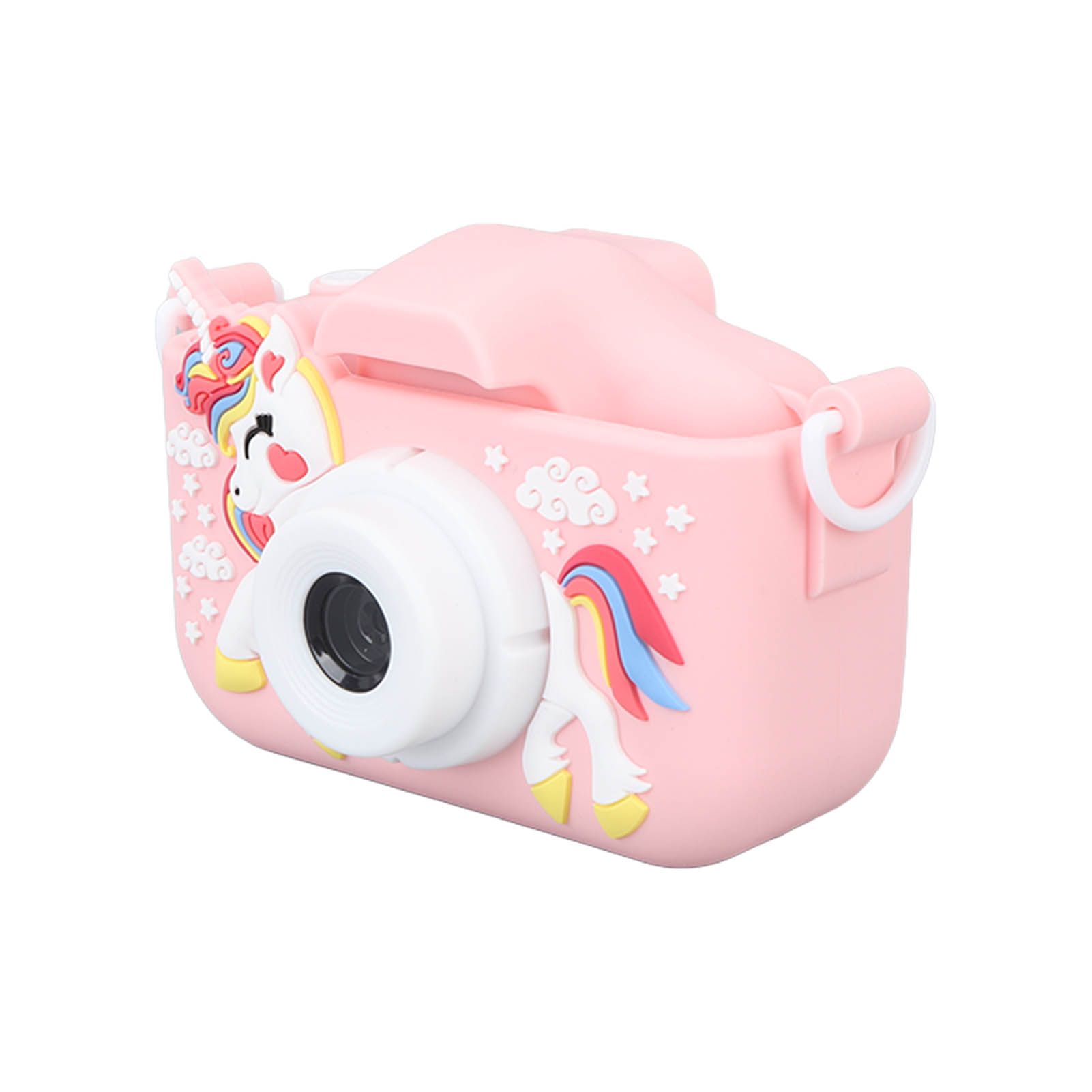 Kids Camera Dual Camera 2.0in IPS Screen 1080P Video Camera Toy with 32G Memory Card Pink - Image 6