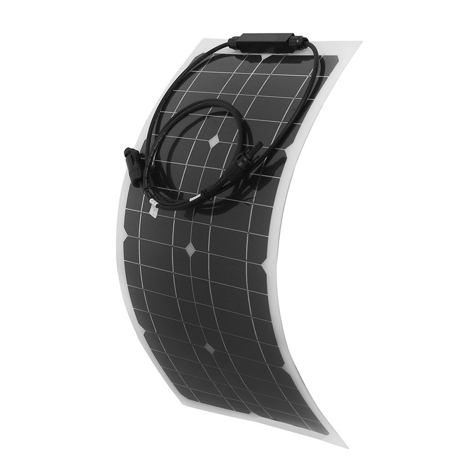 100W 100 Watt Portable Solar Panel Flexible Outdoor RV Boat Solar Panel Power Supply - Image 1
