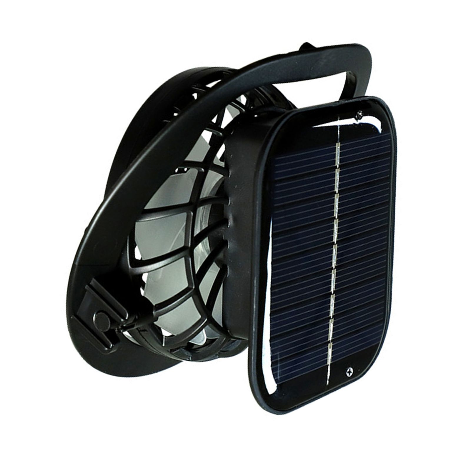 Rechargeable Handheld Fan Solar USB Charging Cooling 1000mAh Battery Electric Fan for Sun Caps Hole Type - Image 5