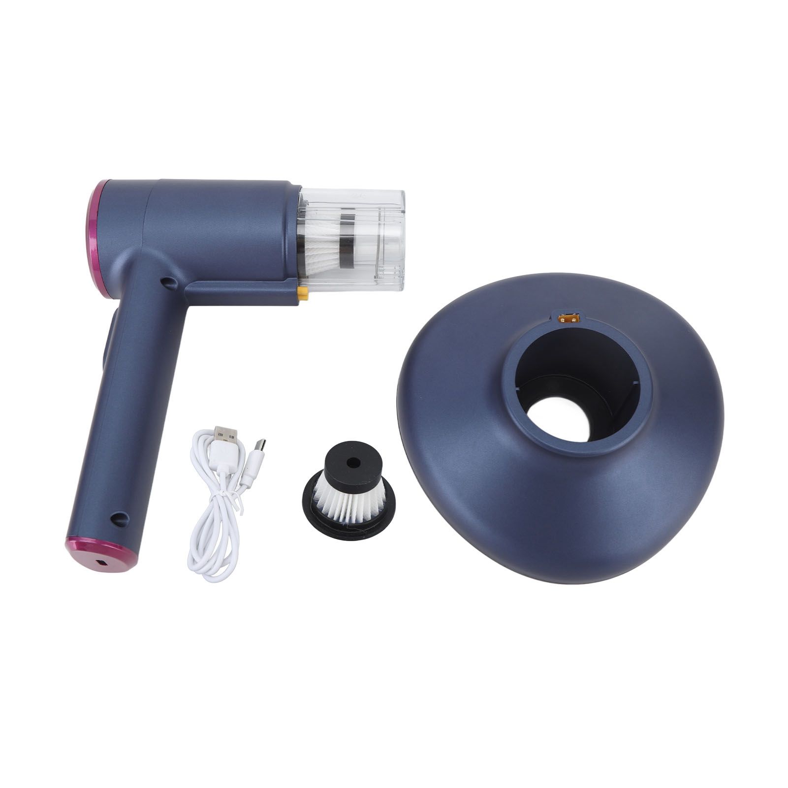 Handheld Vacuum Cleaner 2600mAh UV C Lamp Dust Mite Removal Vacuum Cleaner for Home Blue - Image 1