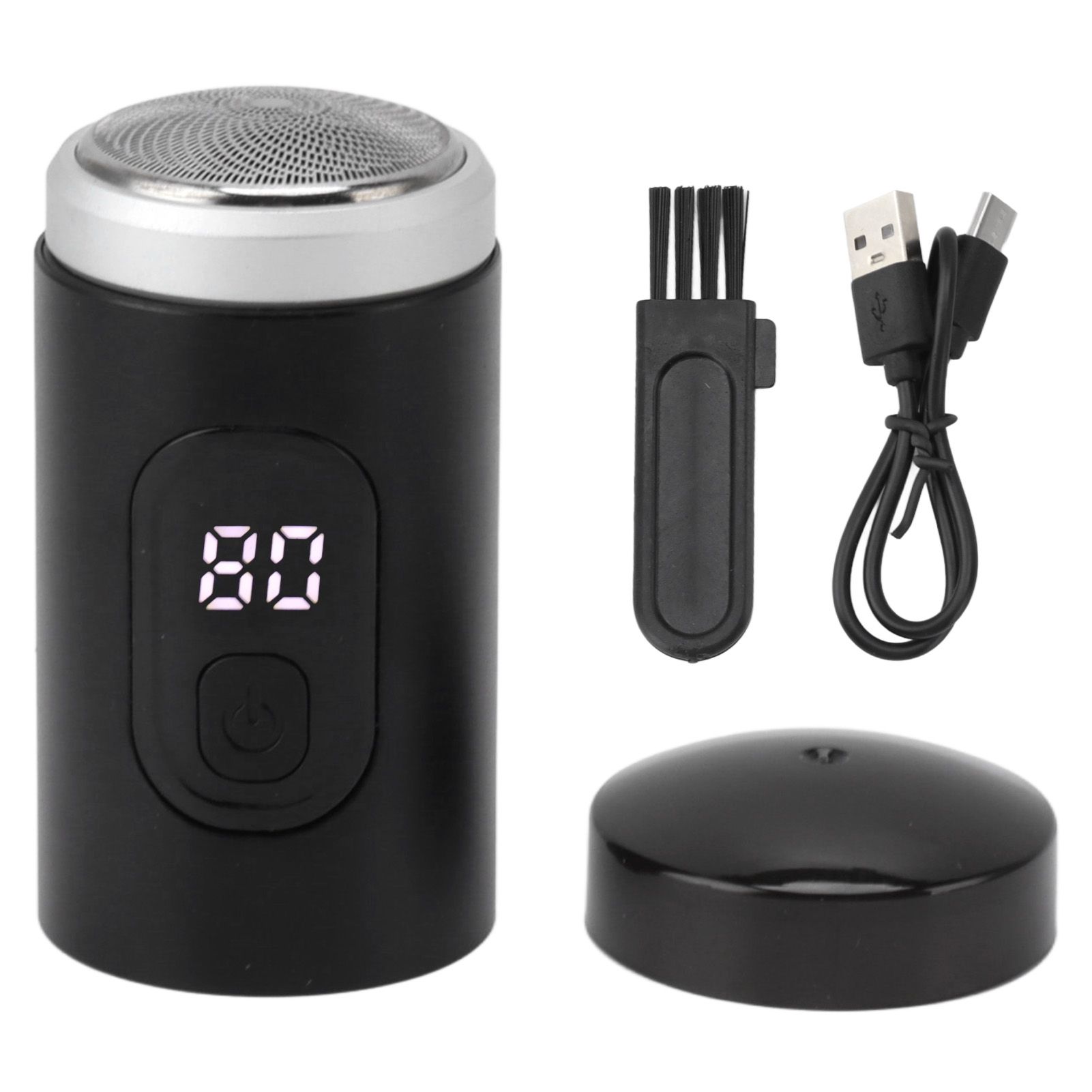 Electric Beard Trimmer USB Rechargeable IP7X Waterproof Washable 65000RPM Portable Digital Beard Trimming Groomer - Image 1
