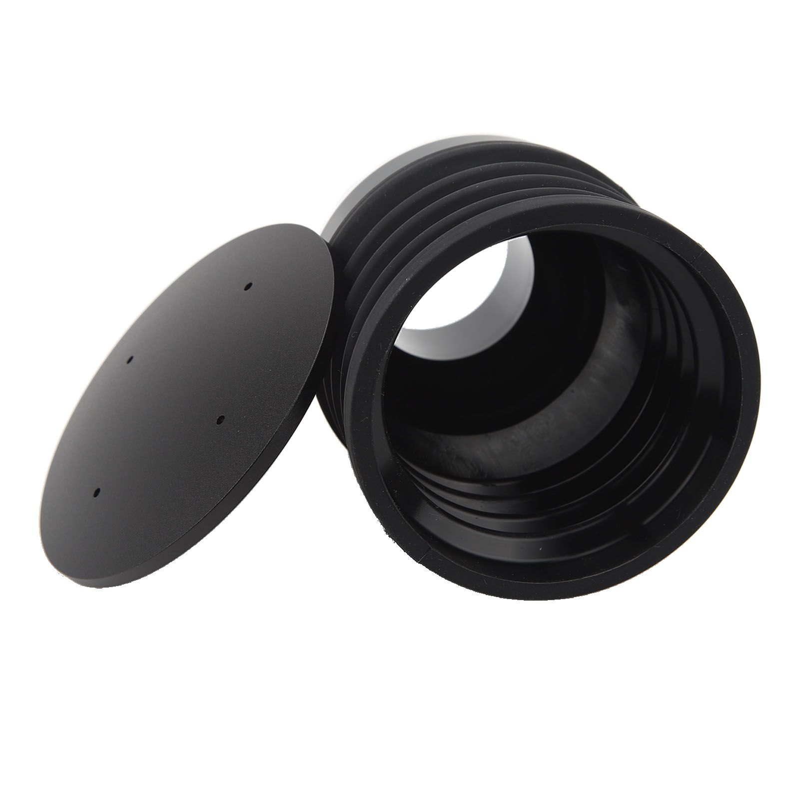 Single Dose Hopper with Bellow ABS Silicone Coffee Blowing Bean Bin Coffee Grinder Accessories for Household Restaurant - Image 3