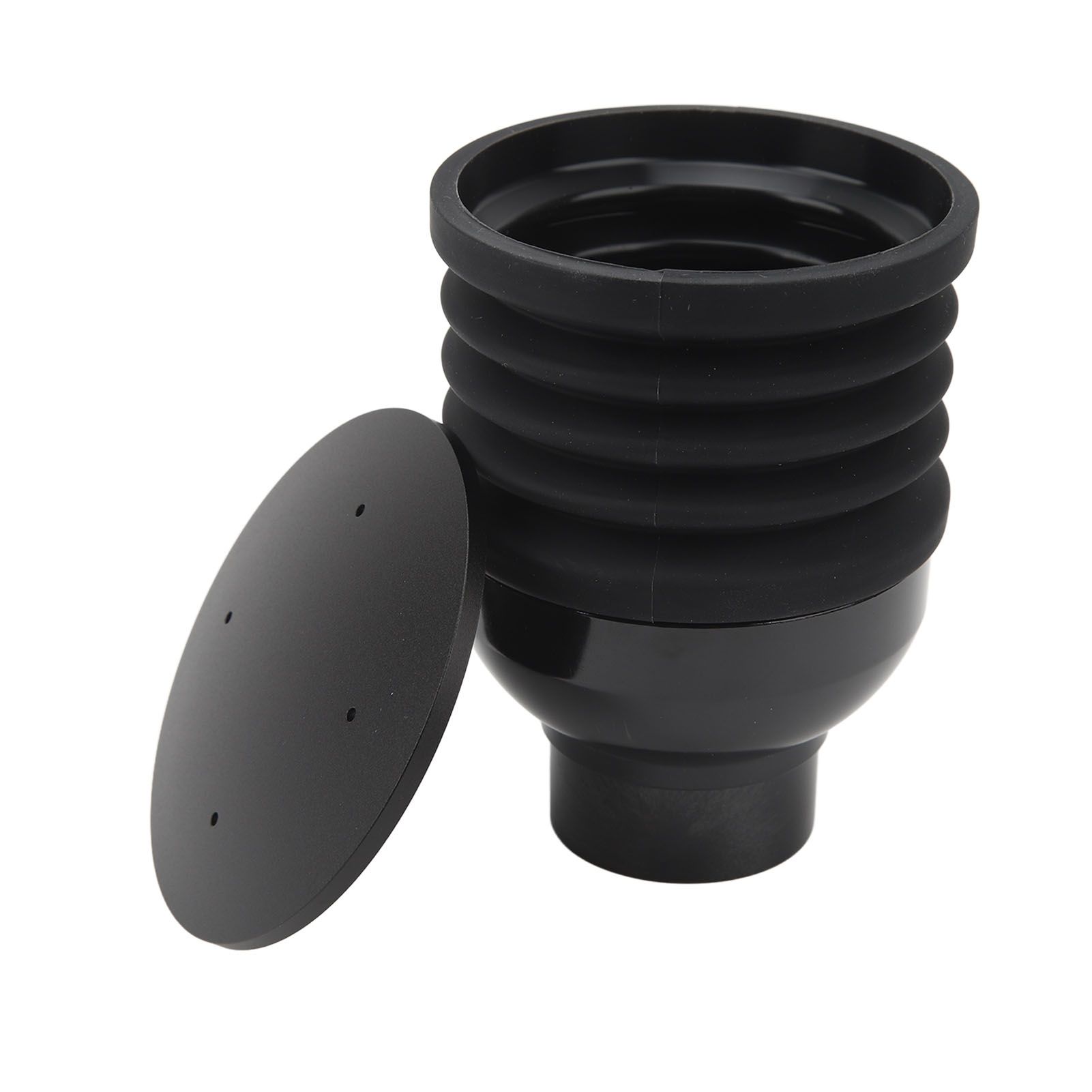 Single Dose Hopper with Bellow ABS Silicone Coffee Blowing Bean Bin Coffee Grinder Accessories for Household Restaurant - Image 7