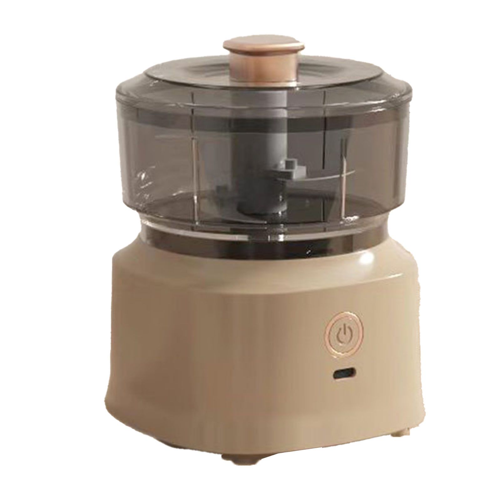 Electric Meat Chopper Grinder Blender Multifunctional Stainless Steel Blades Efficient Safe Food Blender for Kitchen Dark Brown - Image 1
